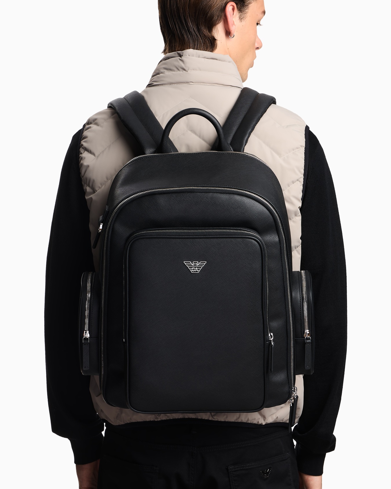 ASV regenerated saffiano backpack Slide 5