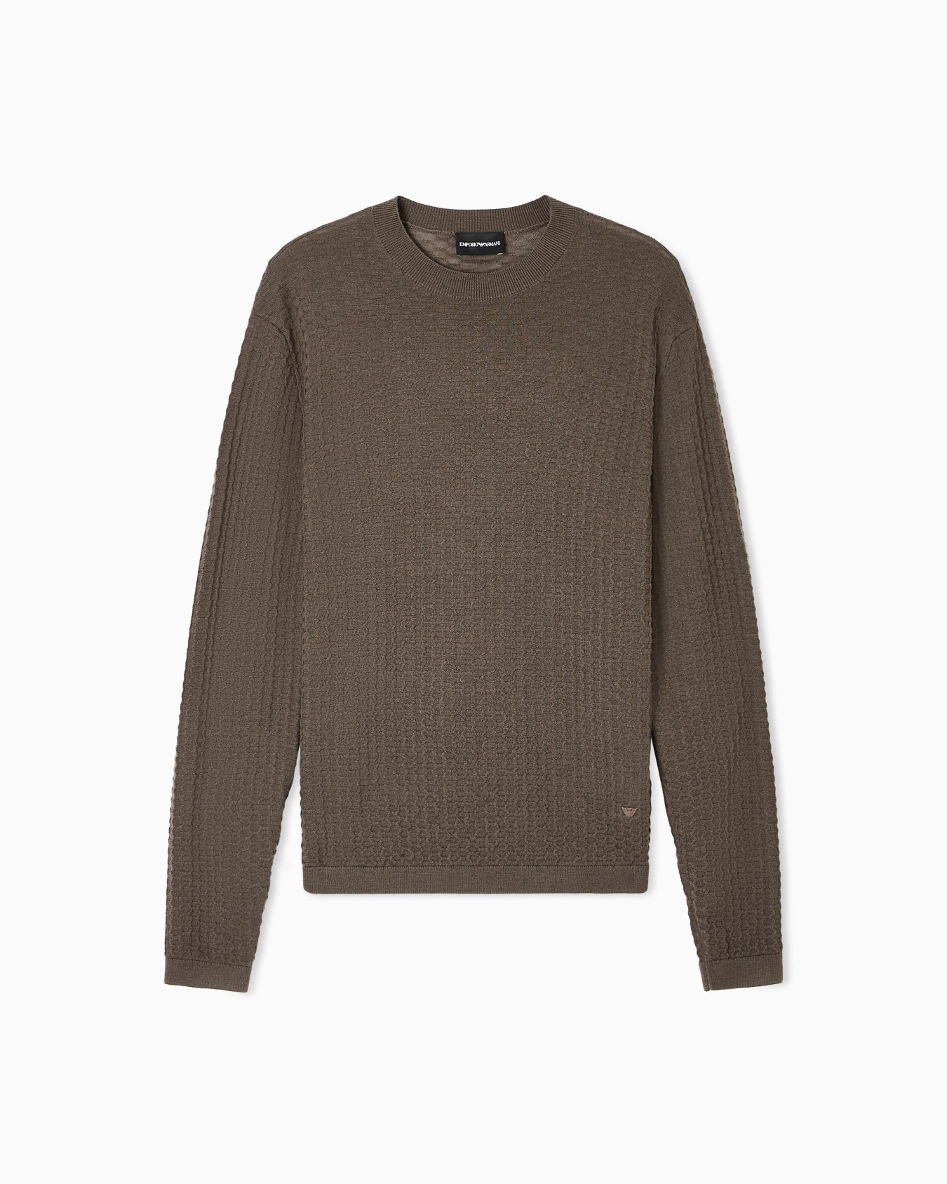 Fancy stitch virgin wool sweater Slide 0