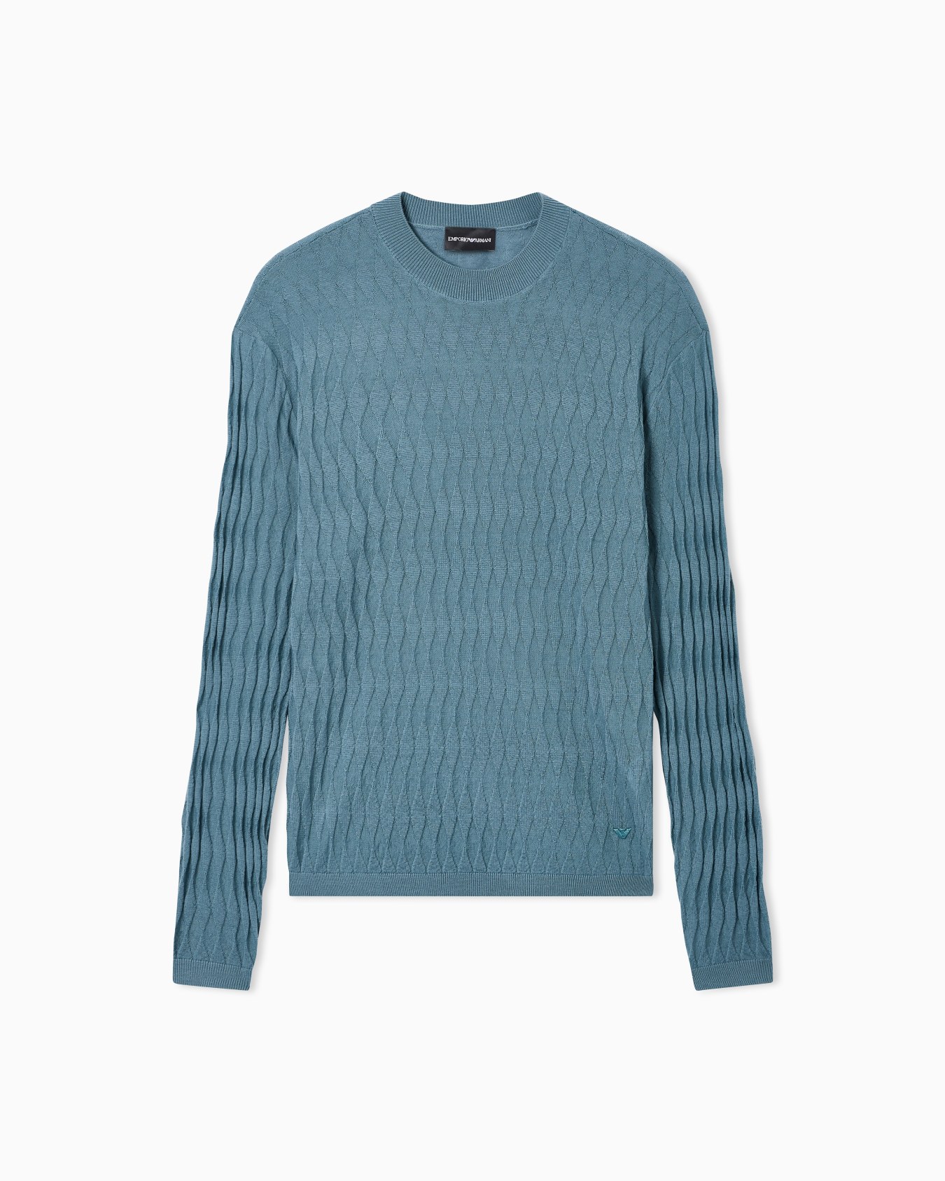 Fancy stitch virgin wool sweater Slide 0