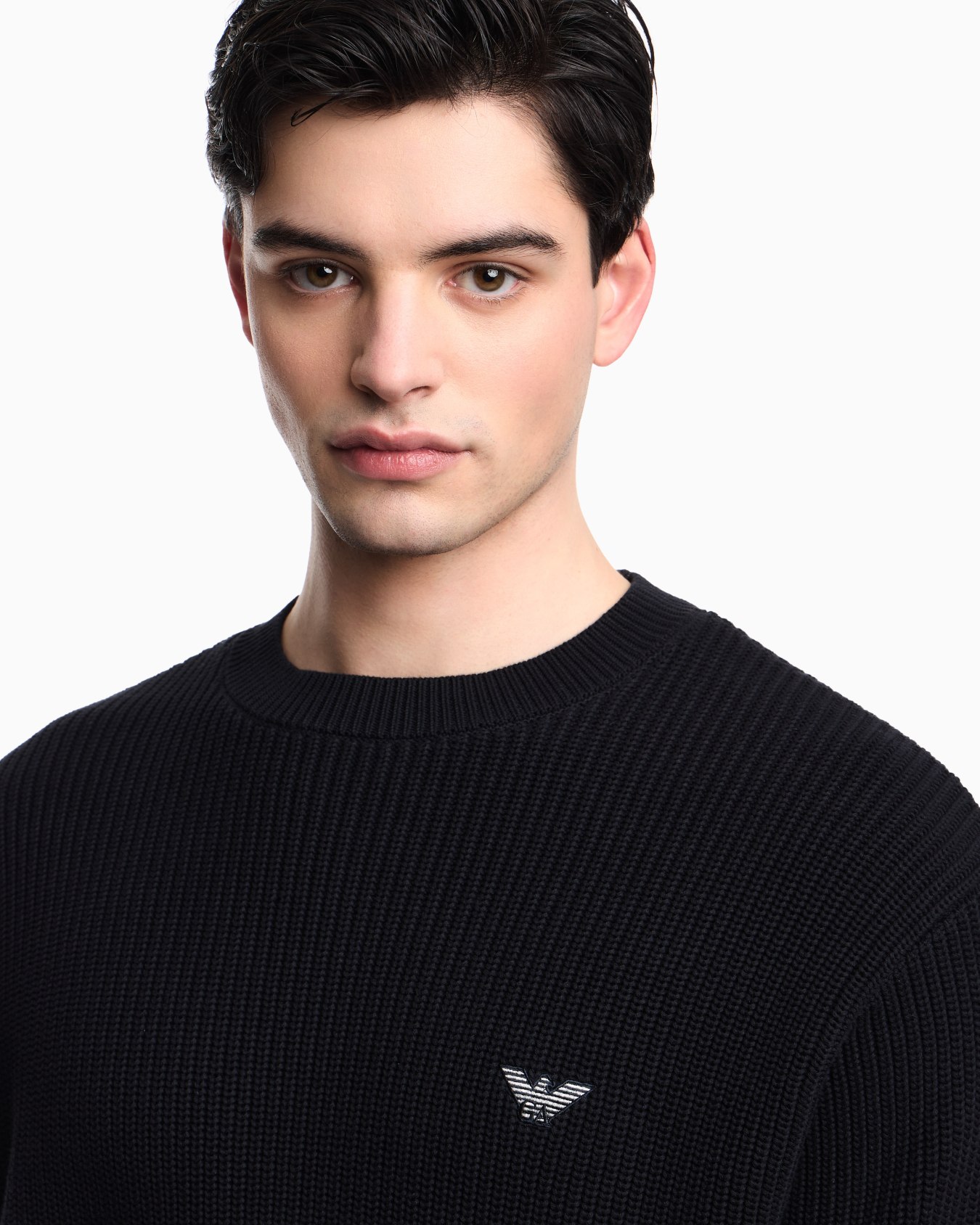 Half fisherman’s rib knit jumper Slide 4