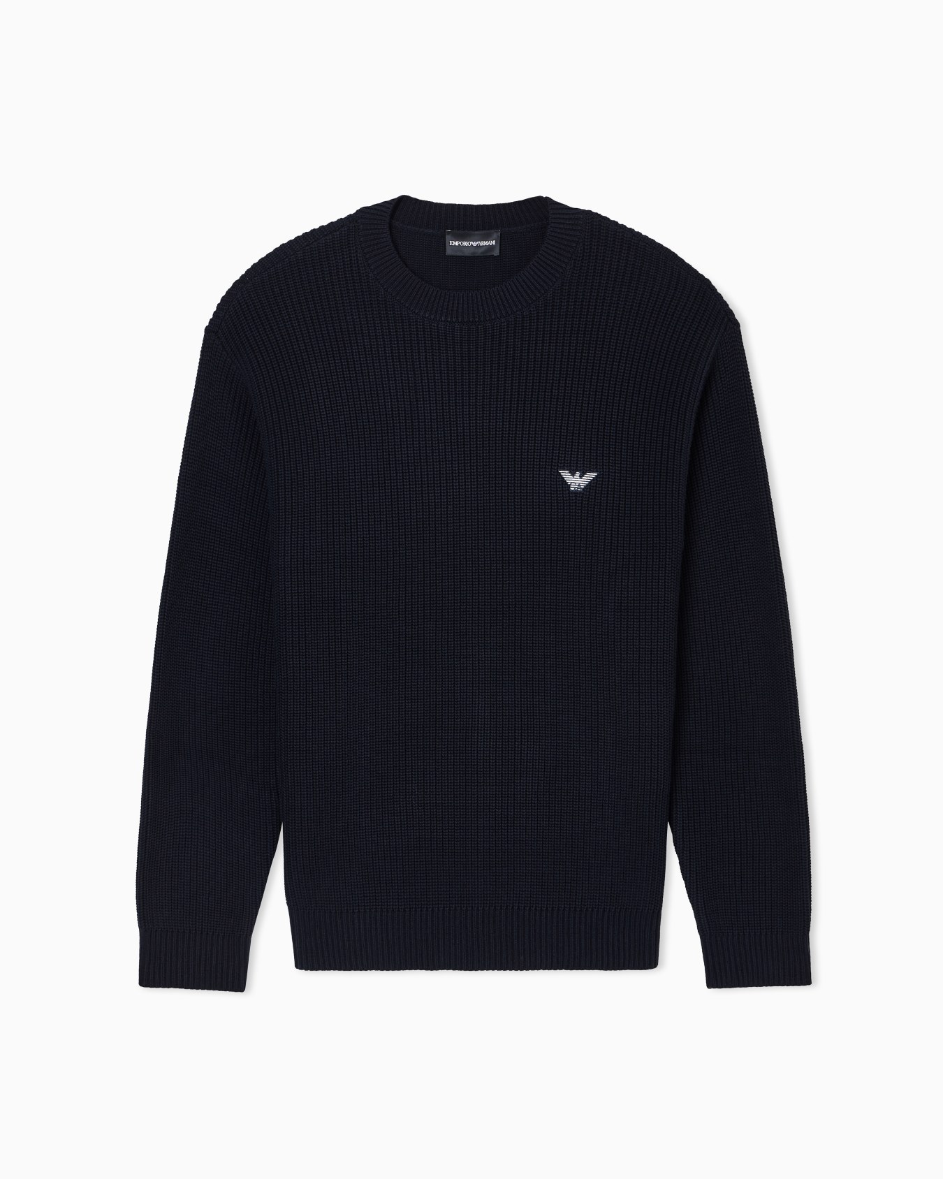 Half fisherman’s rib knit jumper Slide 0
