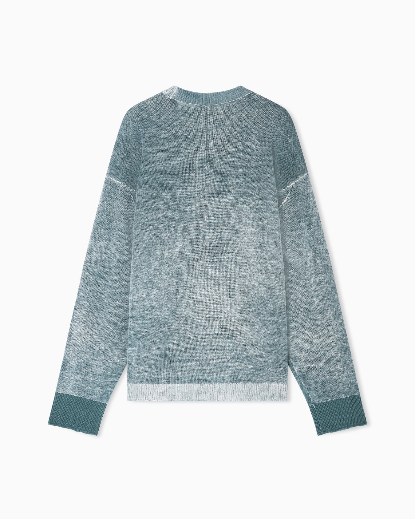 Jersey de punto jersey de lana virgen estampado Diapositiva 2