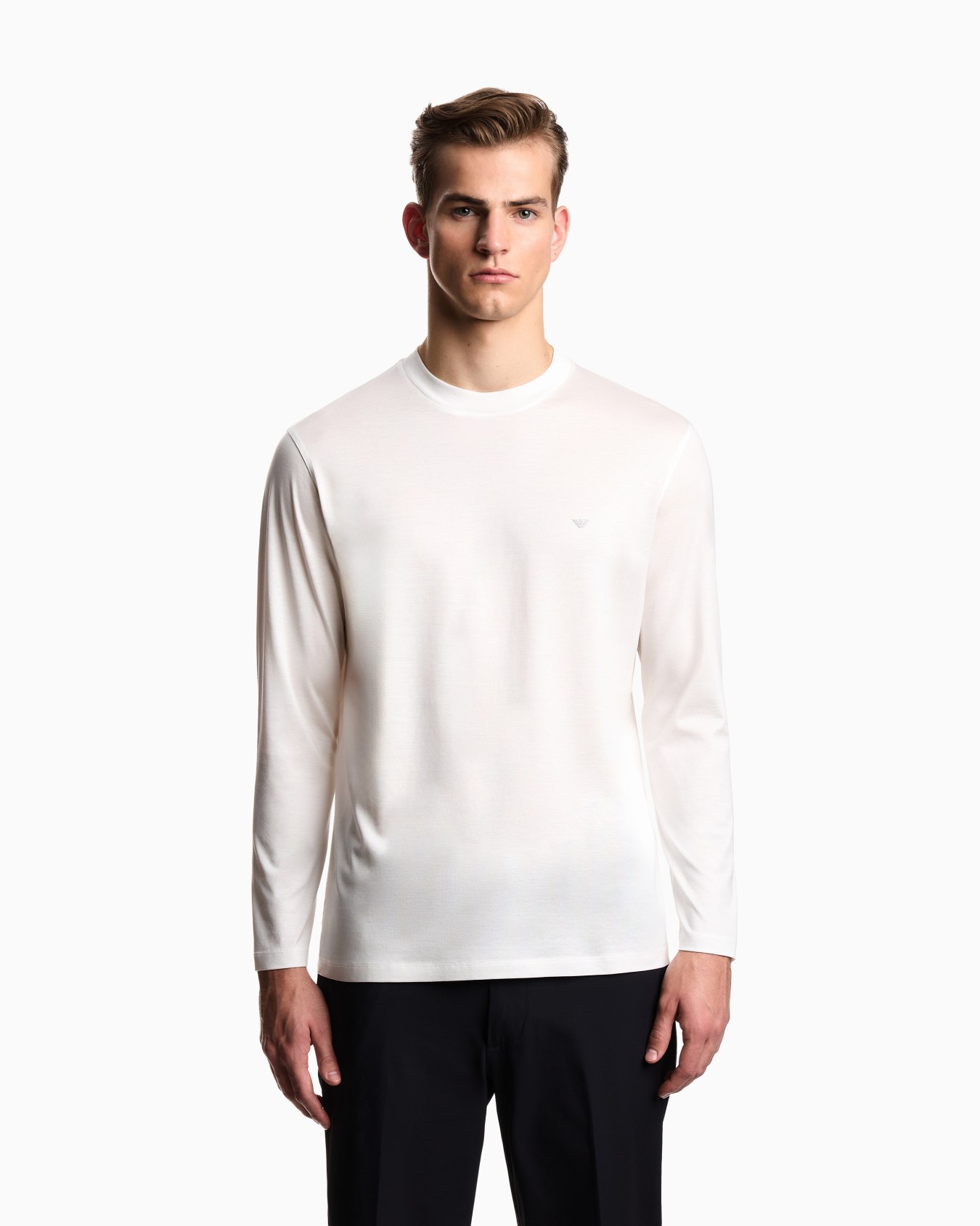 Lyocell-blend jersey jumper Slide 3