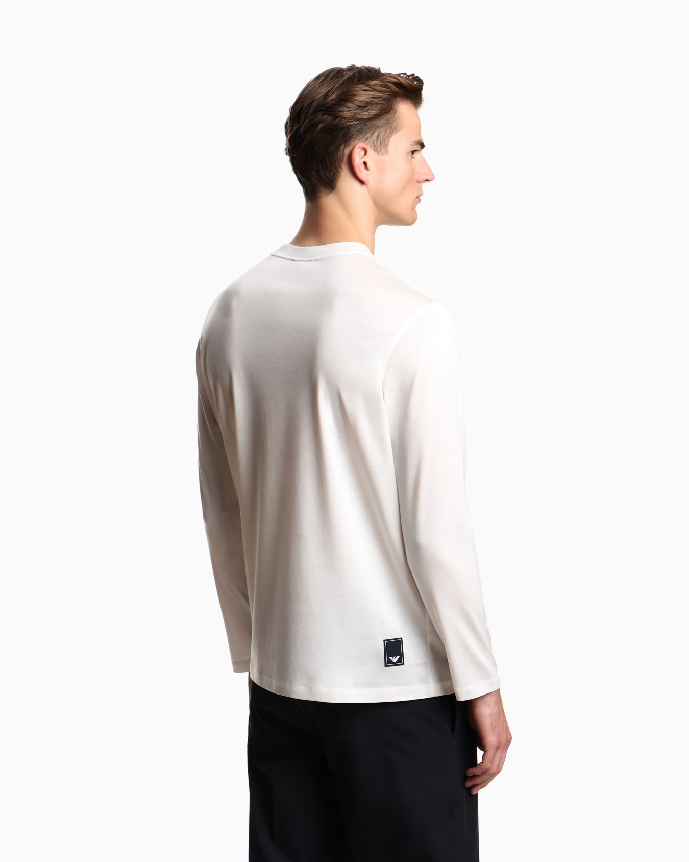 Lyocell-blend jersey jumper Slide 2