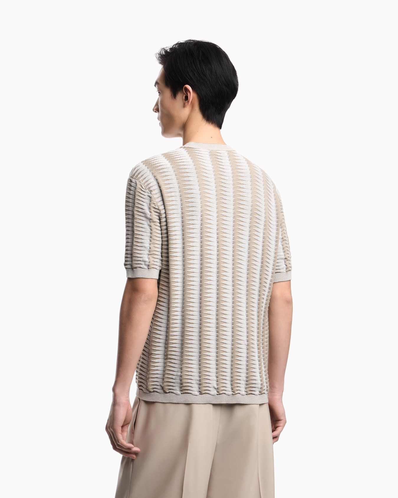 セーター ツートン ジャカードモチーフ スライドする 2