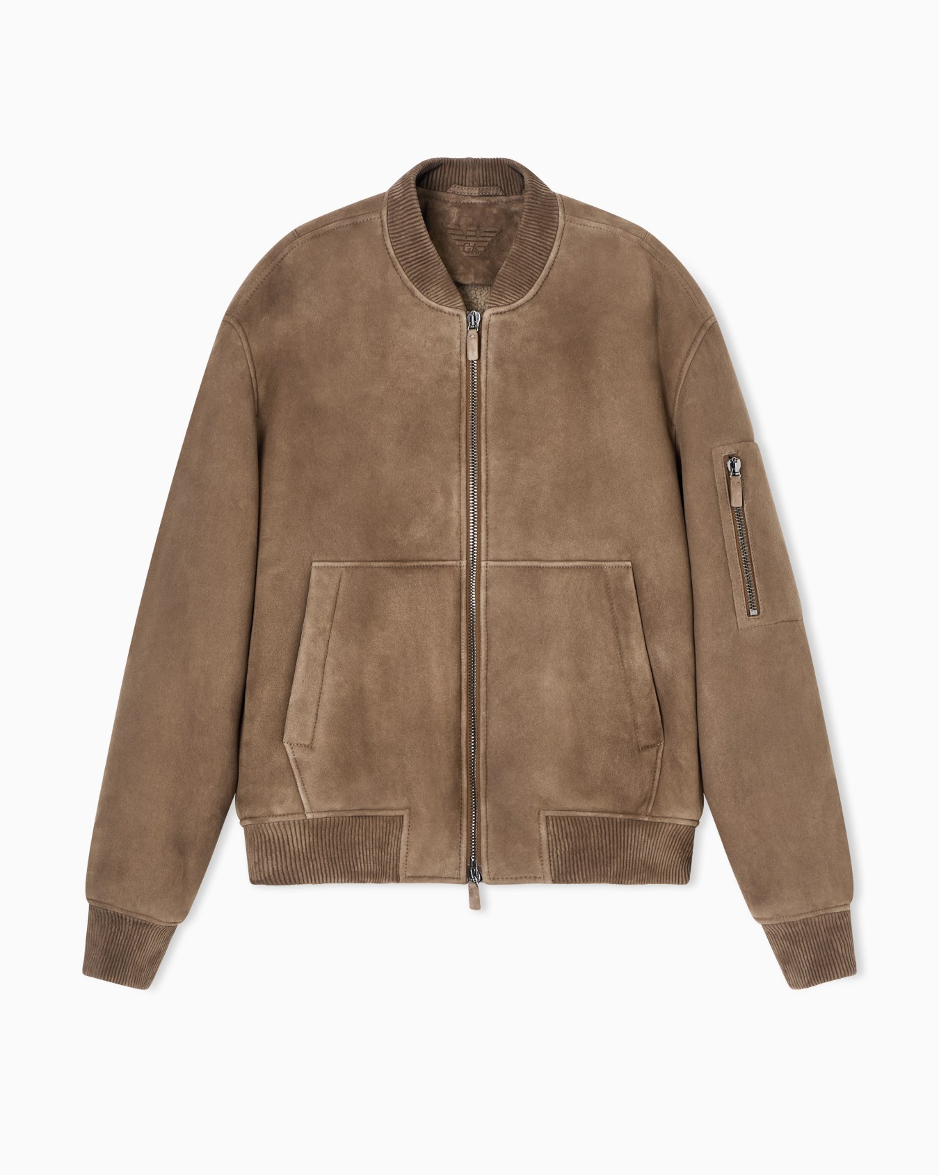 Icon Merino lamb suede shearling blouson Slide 0