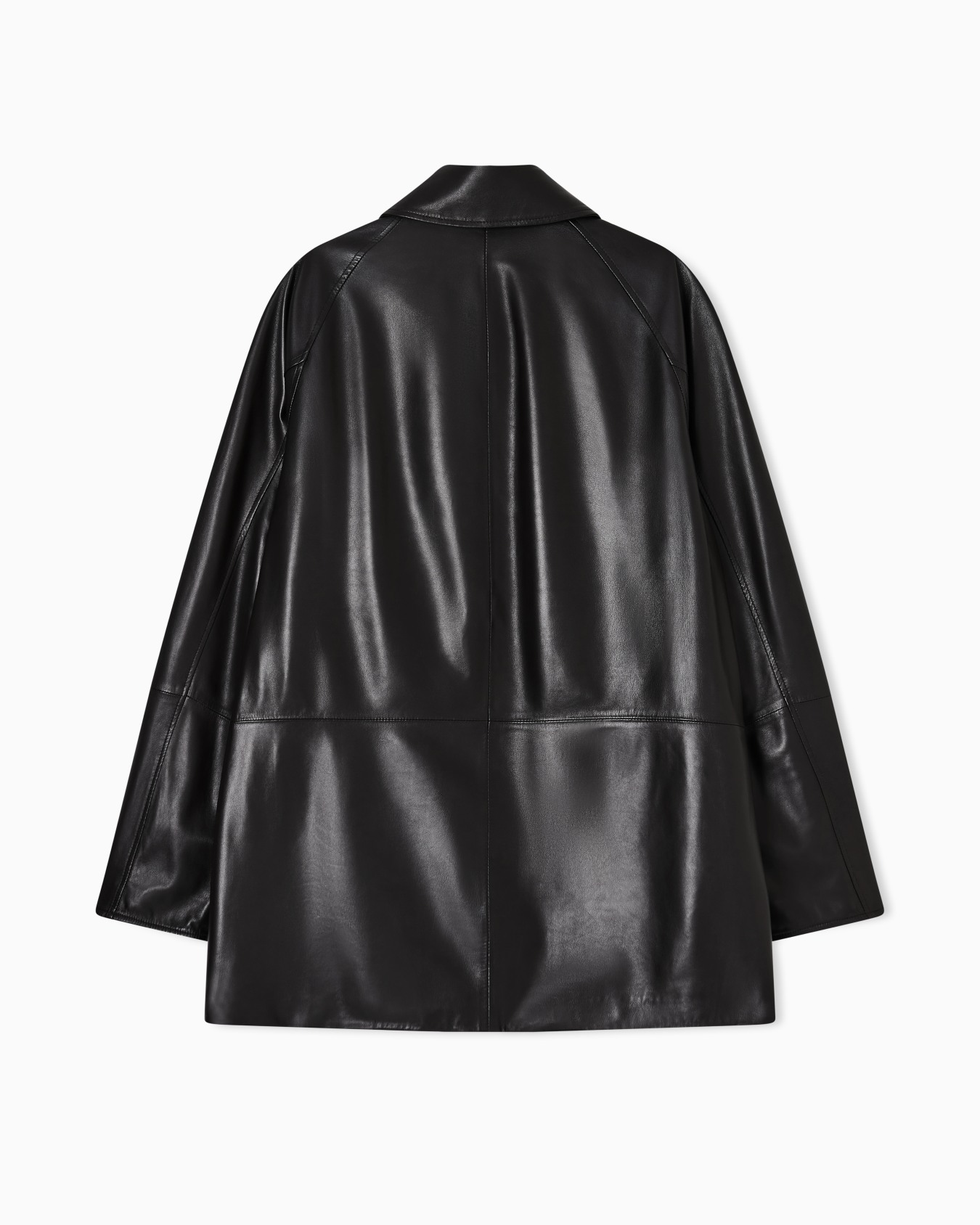 Ultra light lamb nappa peacoat Diapositive 3