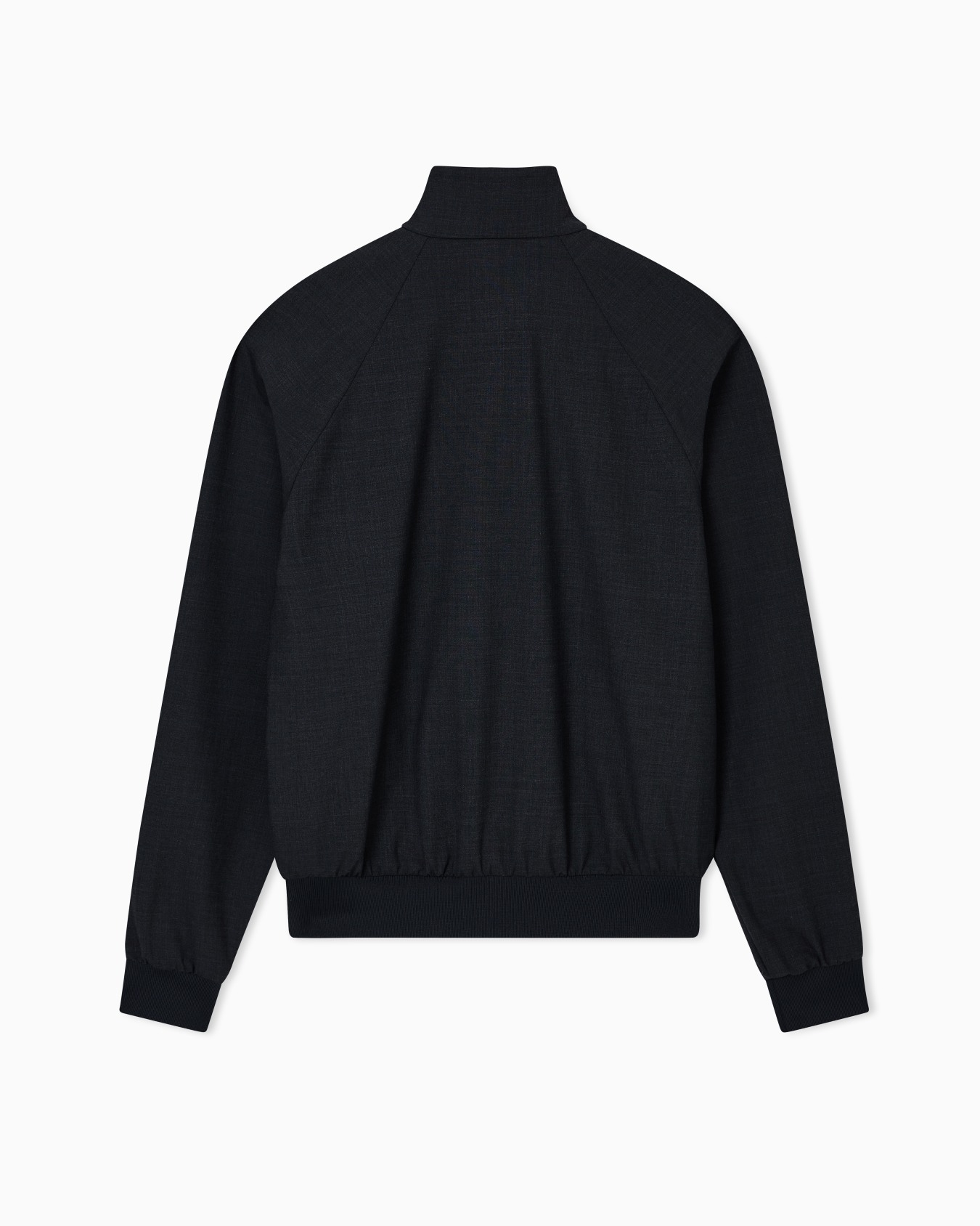 Blouson full zip in tela misto lana stretch Icon Slide 2