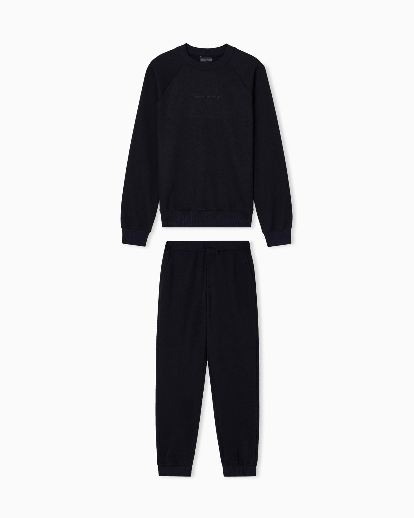 スウェットシャツ＆ジョガーパンツセット ピケジャージー スライドする 0