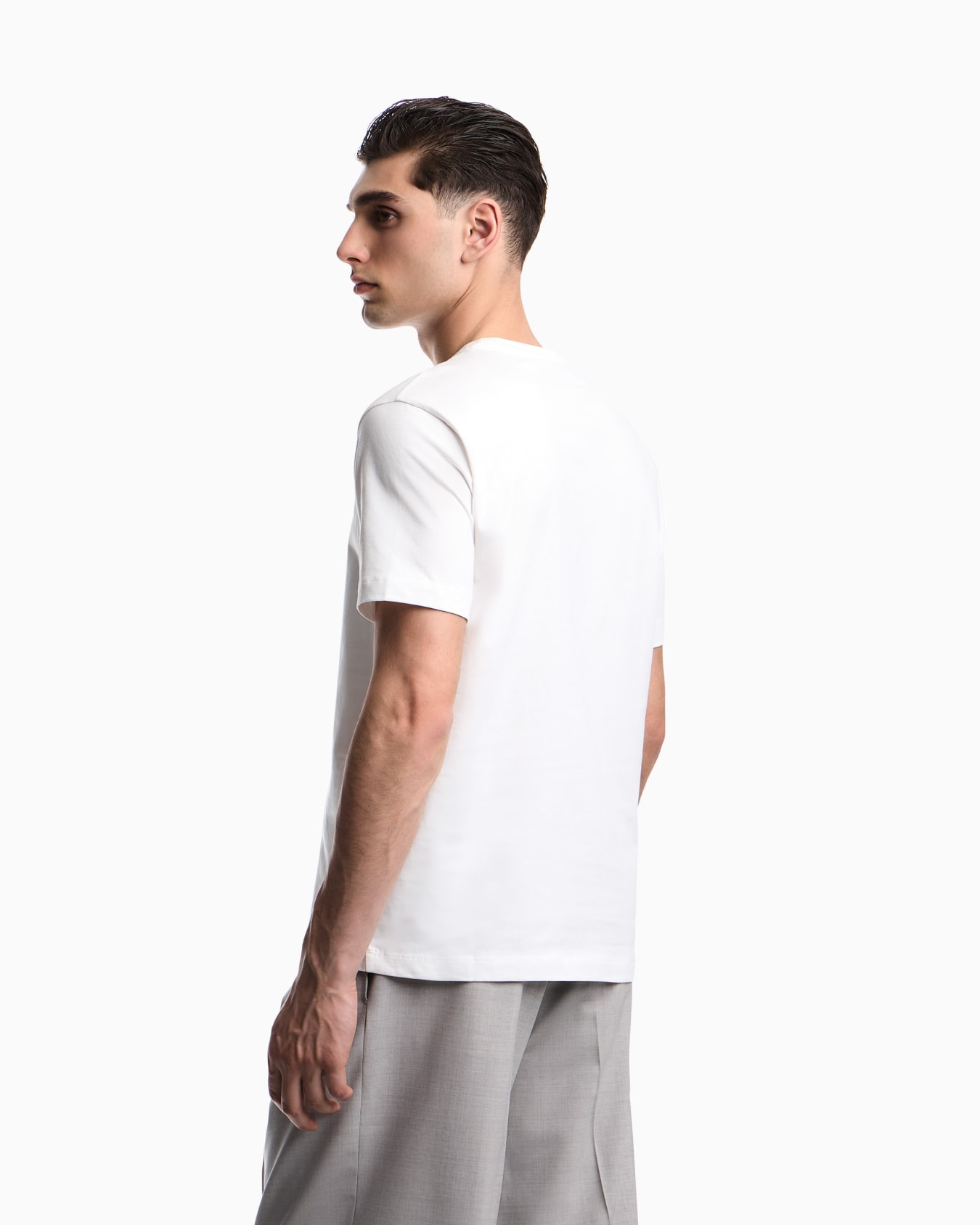 Icon jersey T-shirt with photographic print and embroidery Slide 3