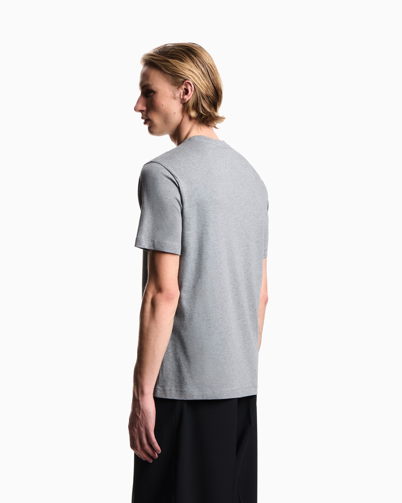 Jersey T-shirt with photographic print and Icon embroidery Slide 2