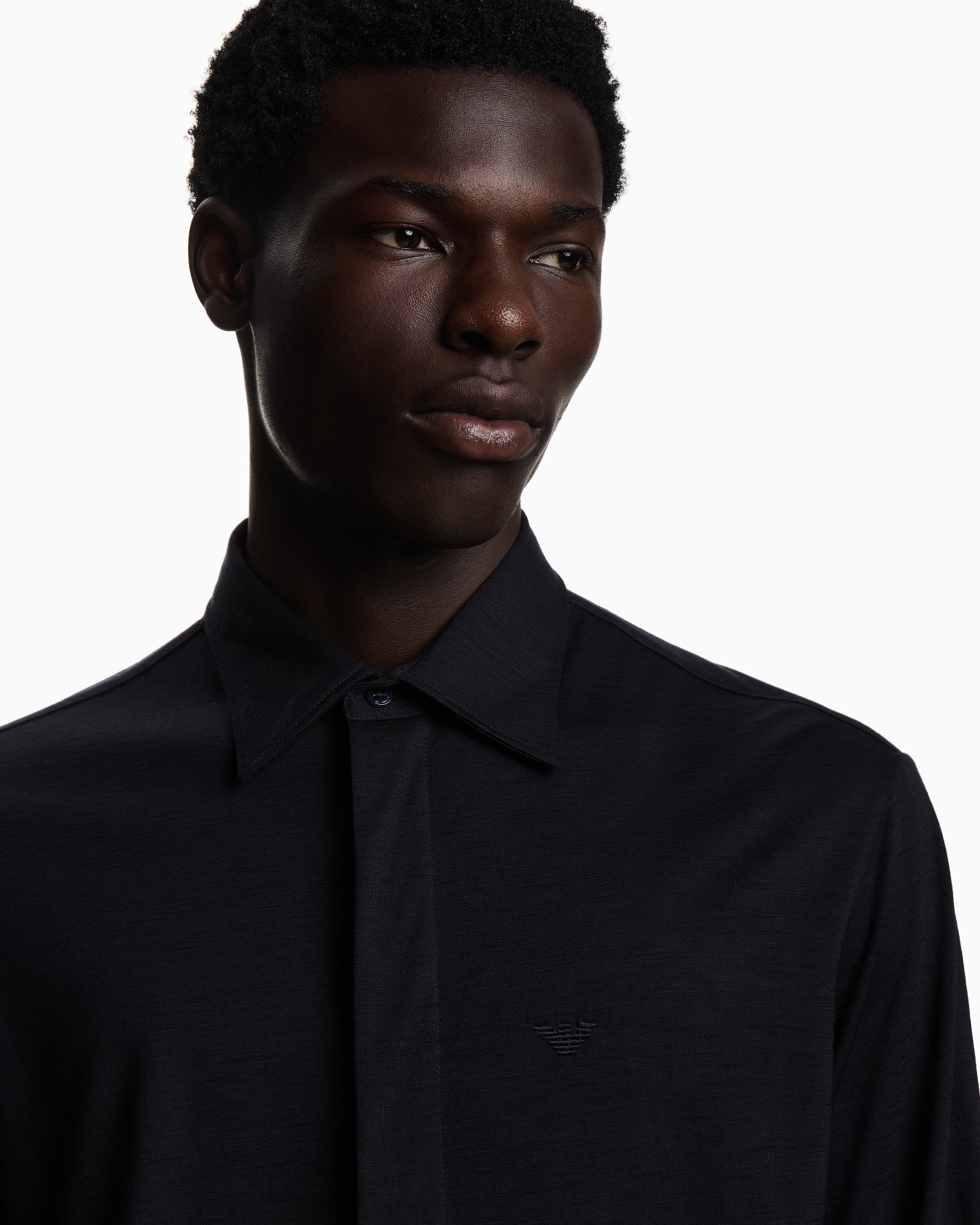 Wool slub jersey shirt Slide 4