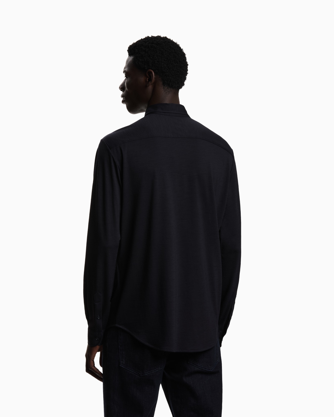 Wool slub jersey shirt Slide 2