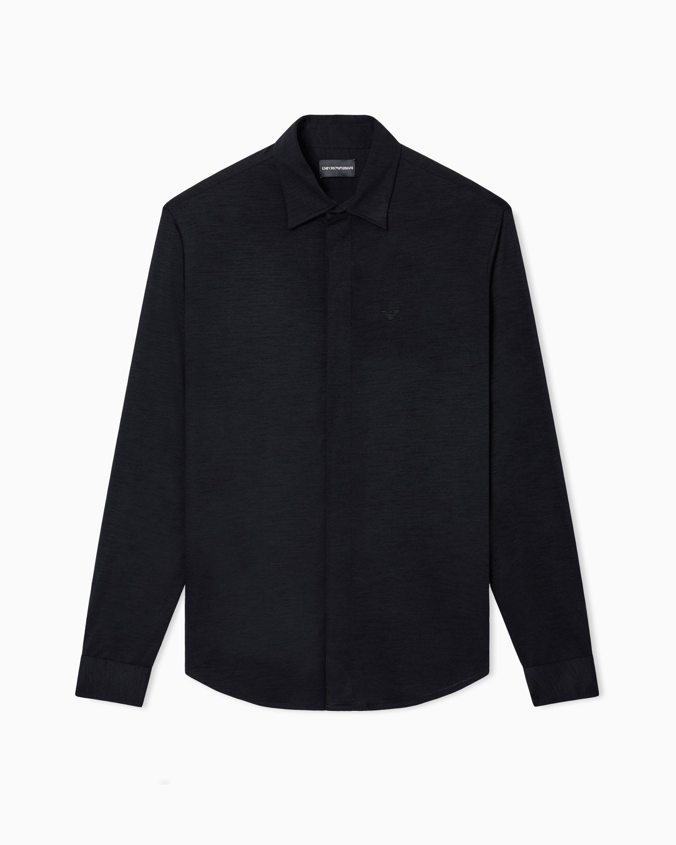 Wool slub jersey shirt Slide 0