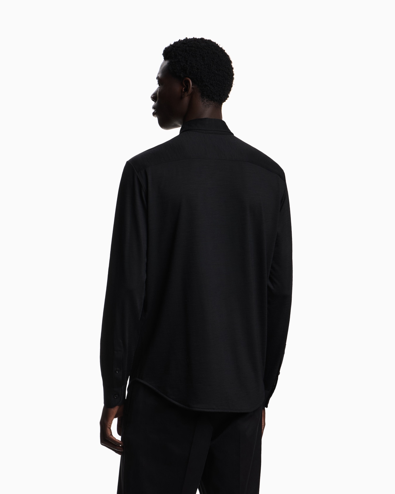 Wool slub jersey shirt Slide 2