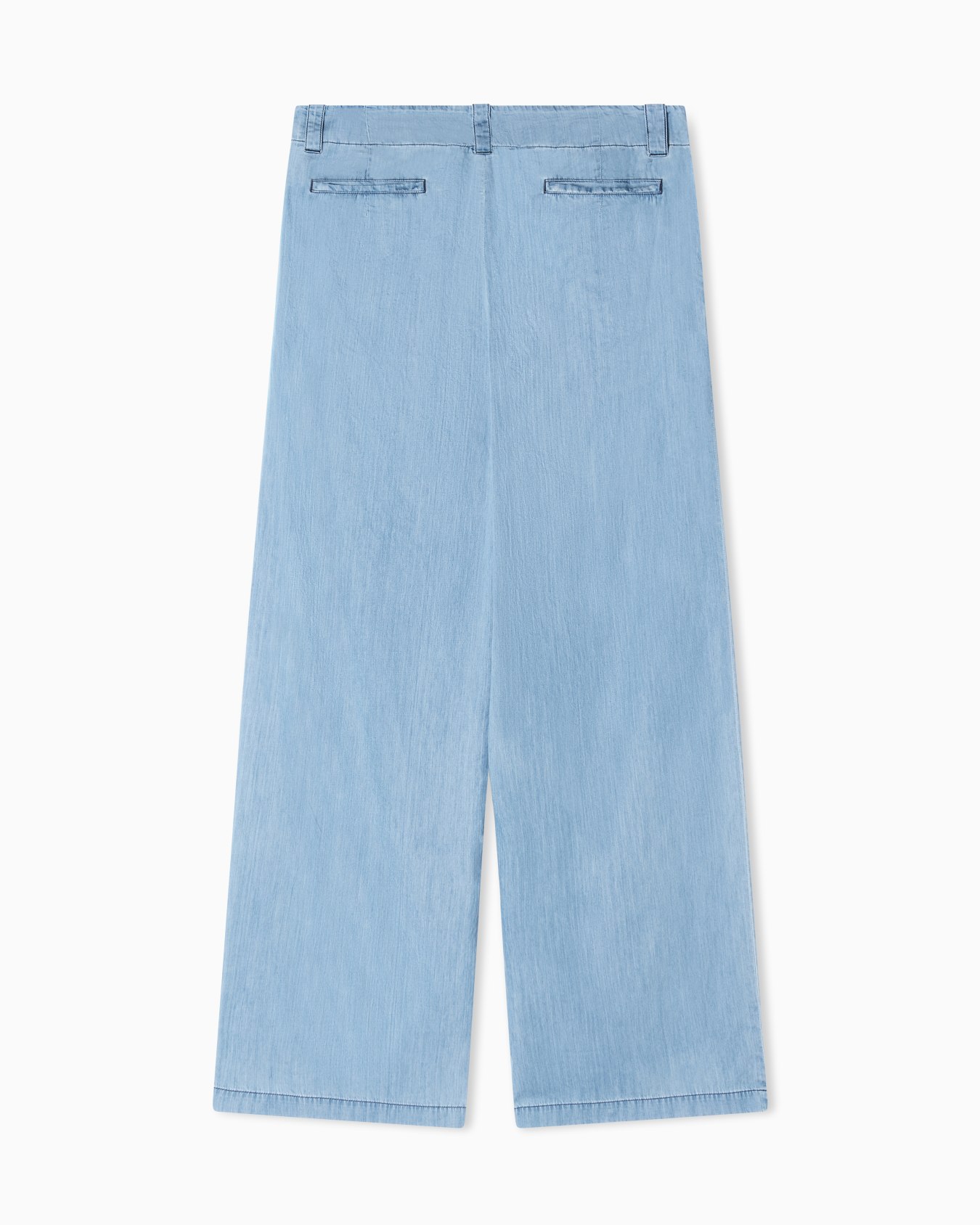 Icon lightweight denim wide-leg trousers Slide 2