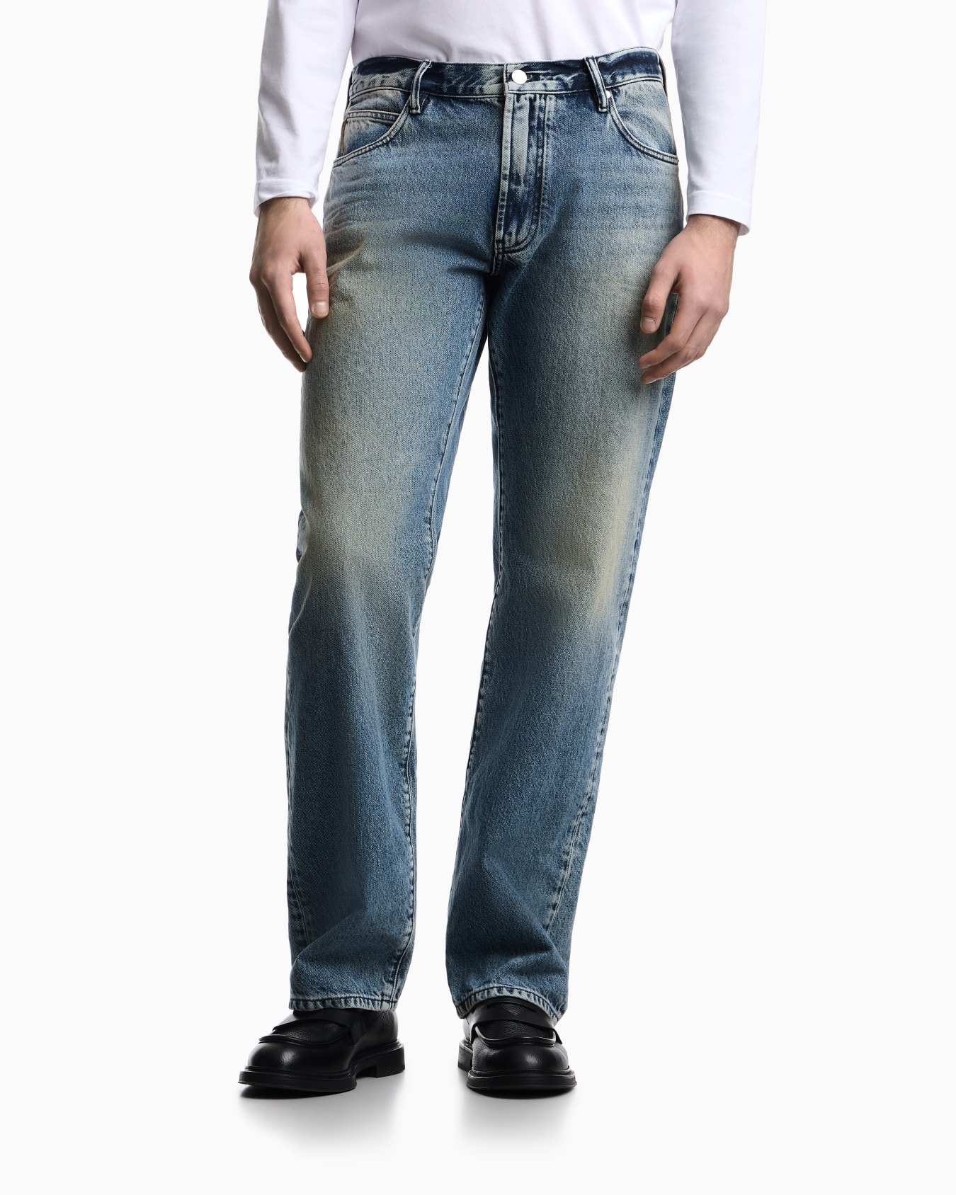 J70 loose-fit jeans in Armani Jeans denim Slide 3