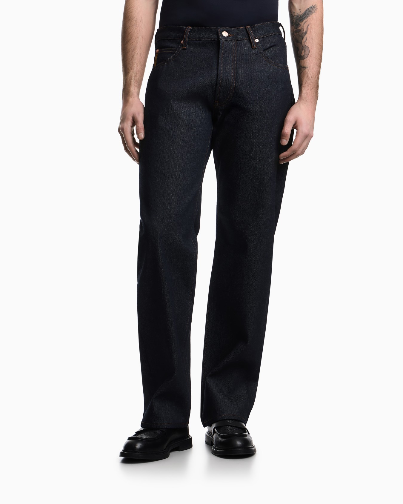 J70 loose-fit jeans in Armani Jeans denim Diapositive 3