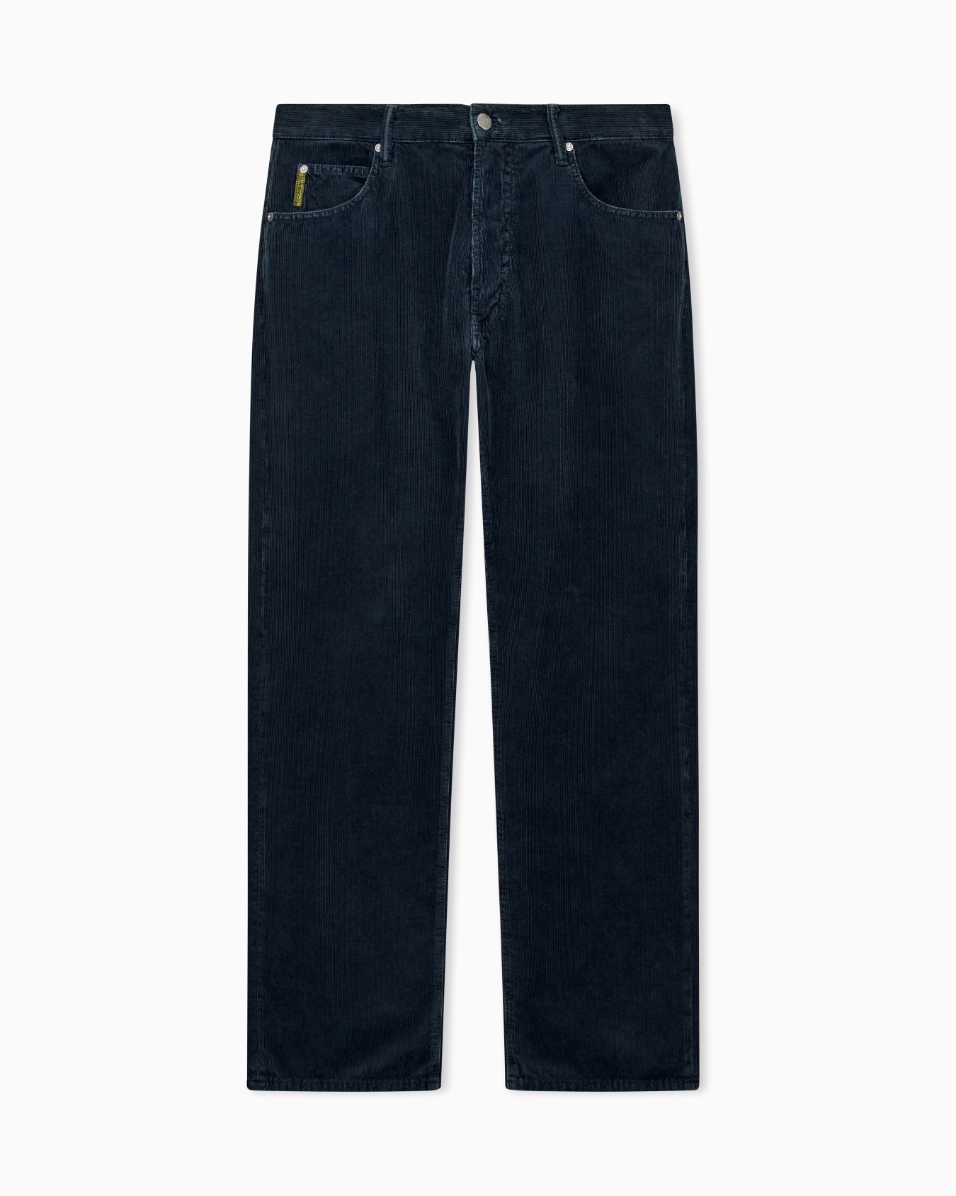 Regular fit five-pocket trousers in cotton corduroy Slide 0