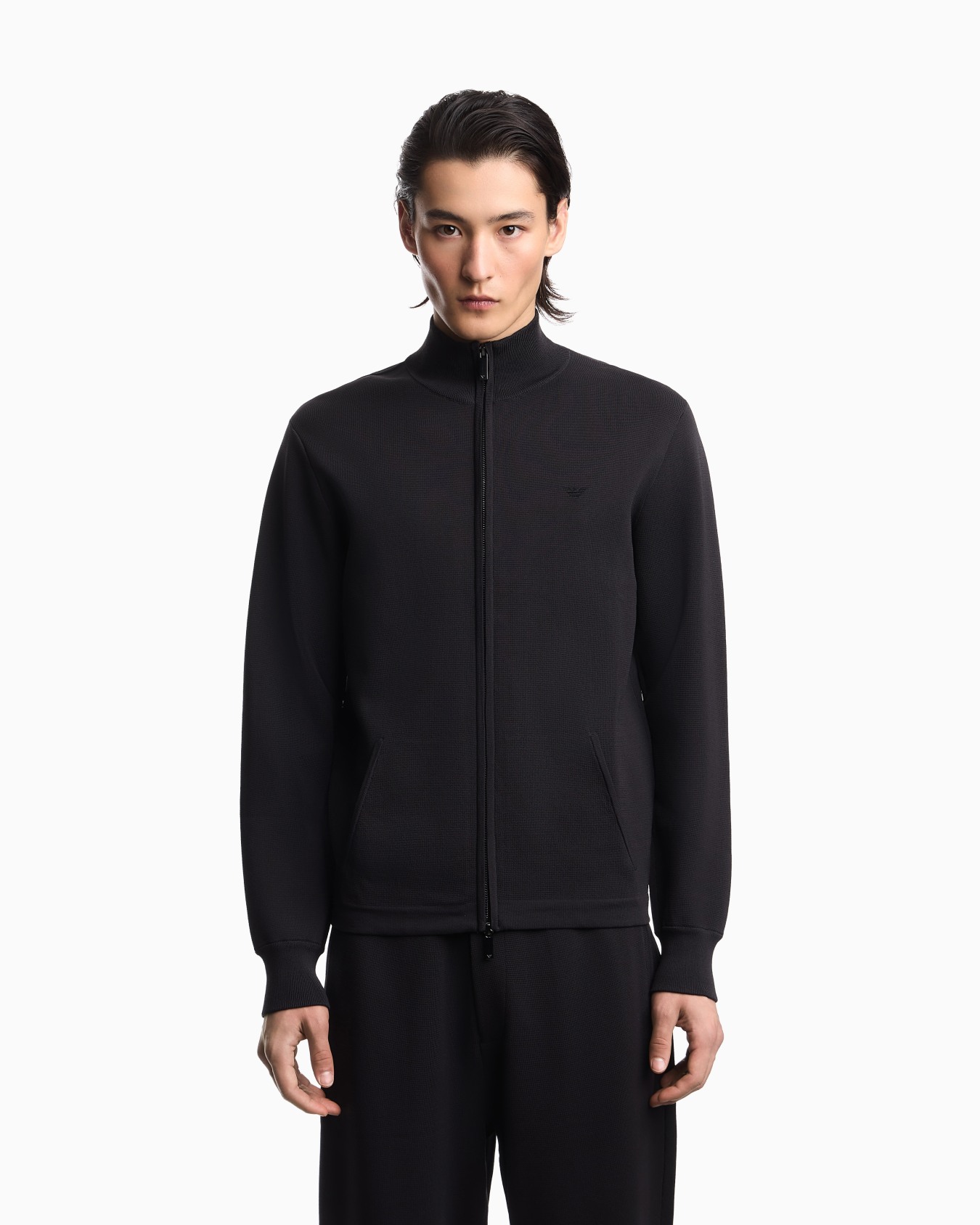 Icon ASV Cardigan aus Heavy Jersey mit durchgehendem Reißverschluss Folie 3