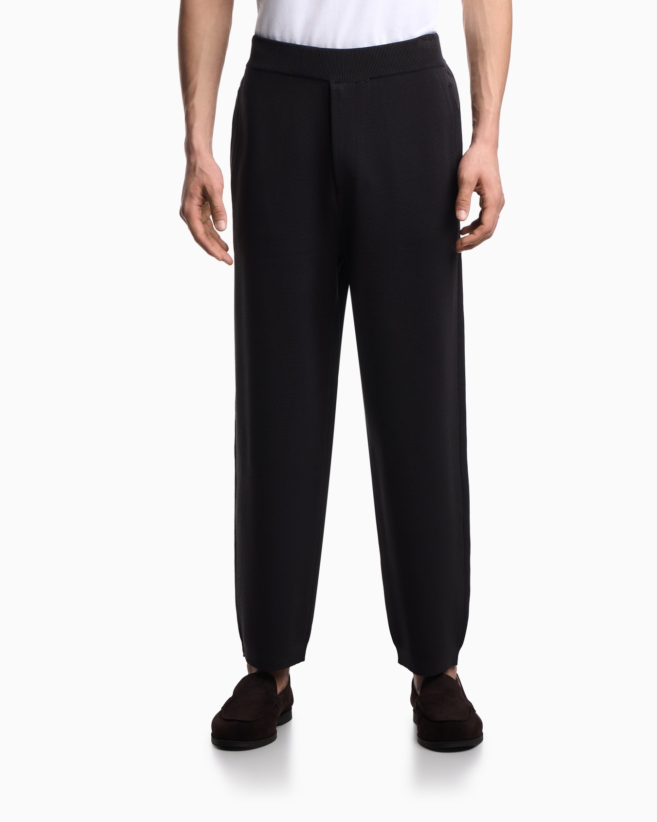 Icon ASV knitted elasticated-waist trousers Slide 3