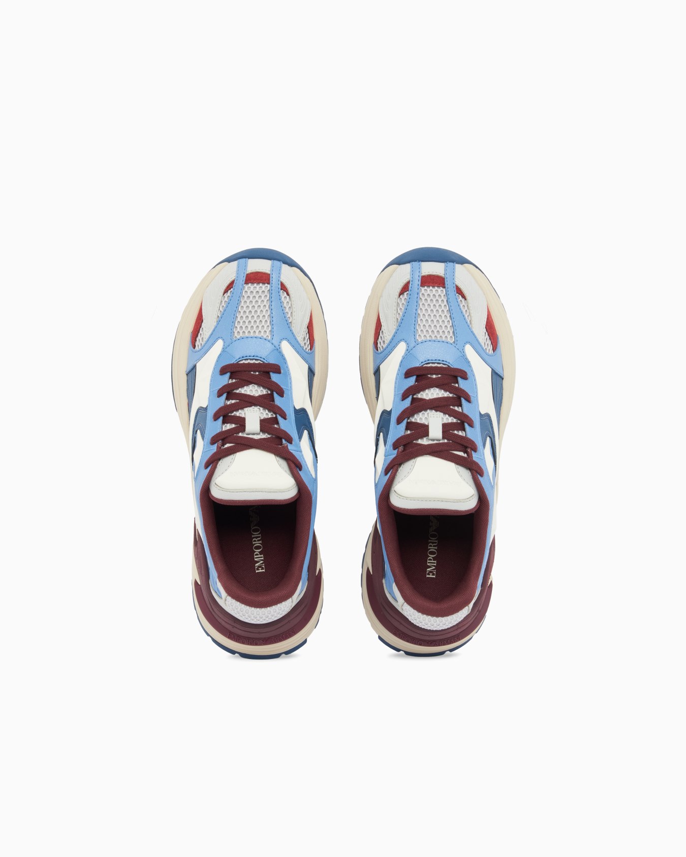 Suede and mesh sneakers Slide 2