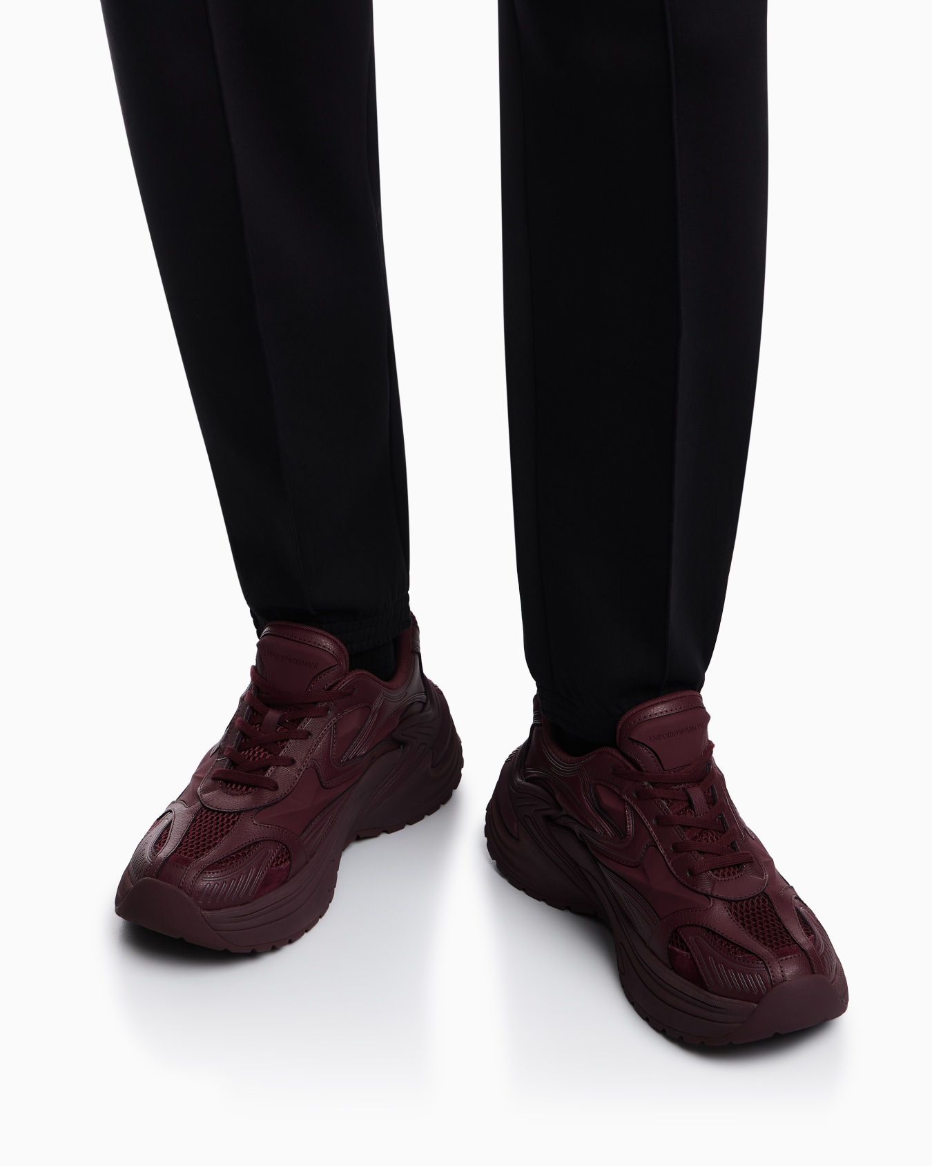 Sneakers en mesh et cuir suédé Diapositive 6