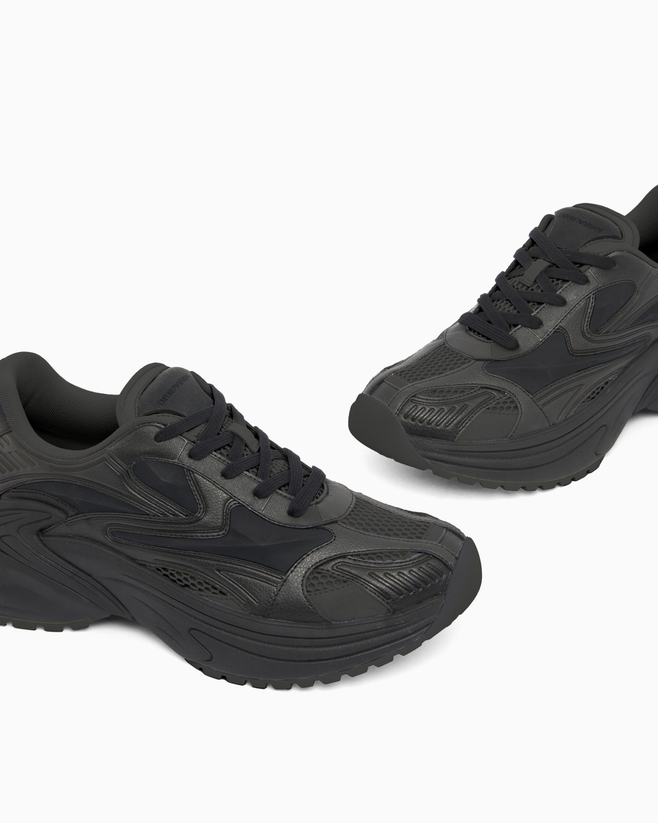 Sneakers en mesh et cuir suédé Diapositive 4