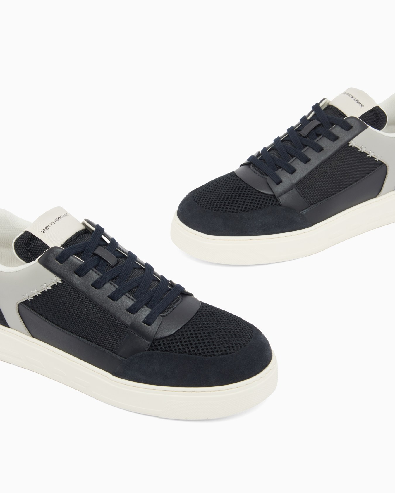 Cordura sneakers with suede details Slide 4