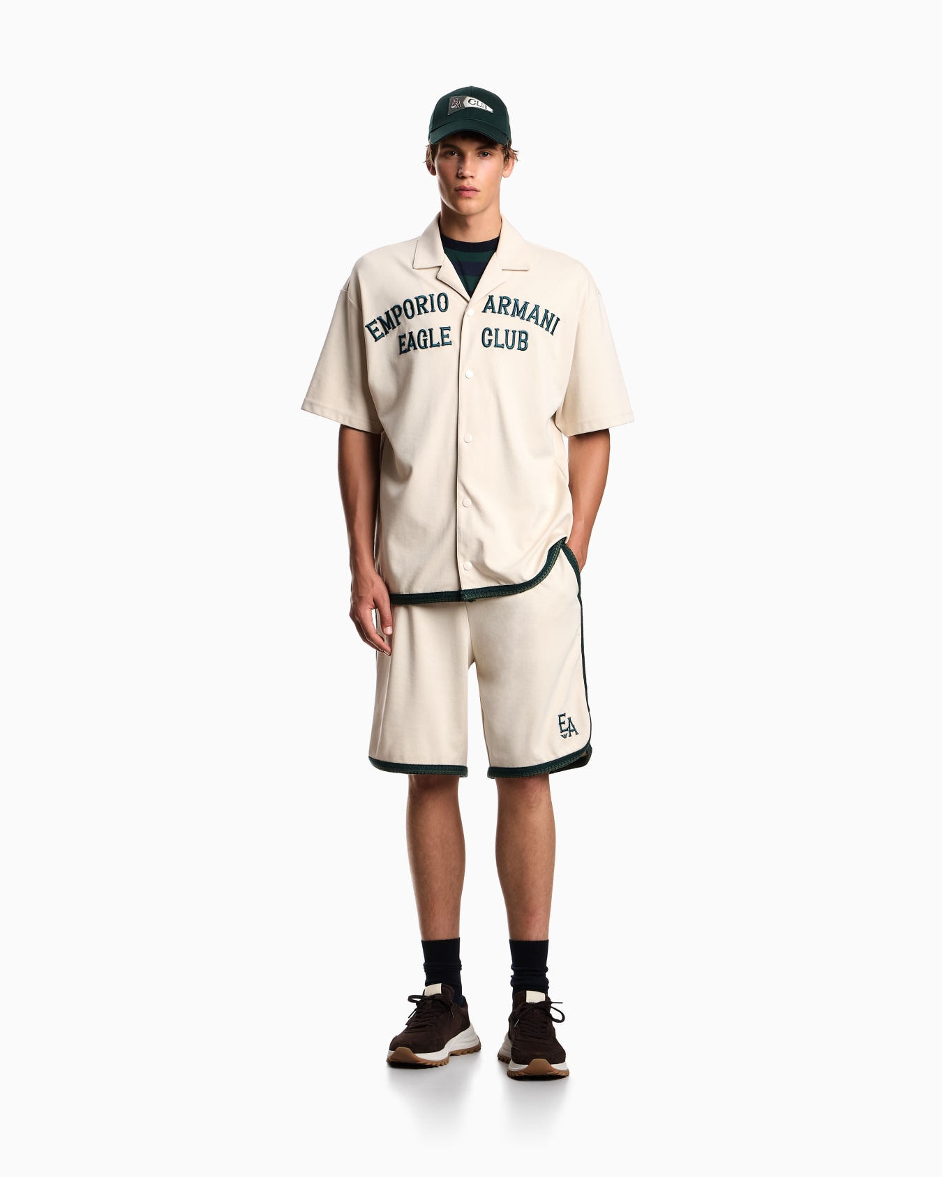 Eagle Club ショートパンツ ジャージー パスメントリーテープ スライドする 1