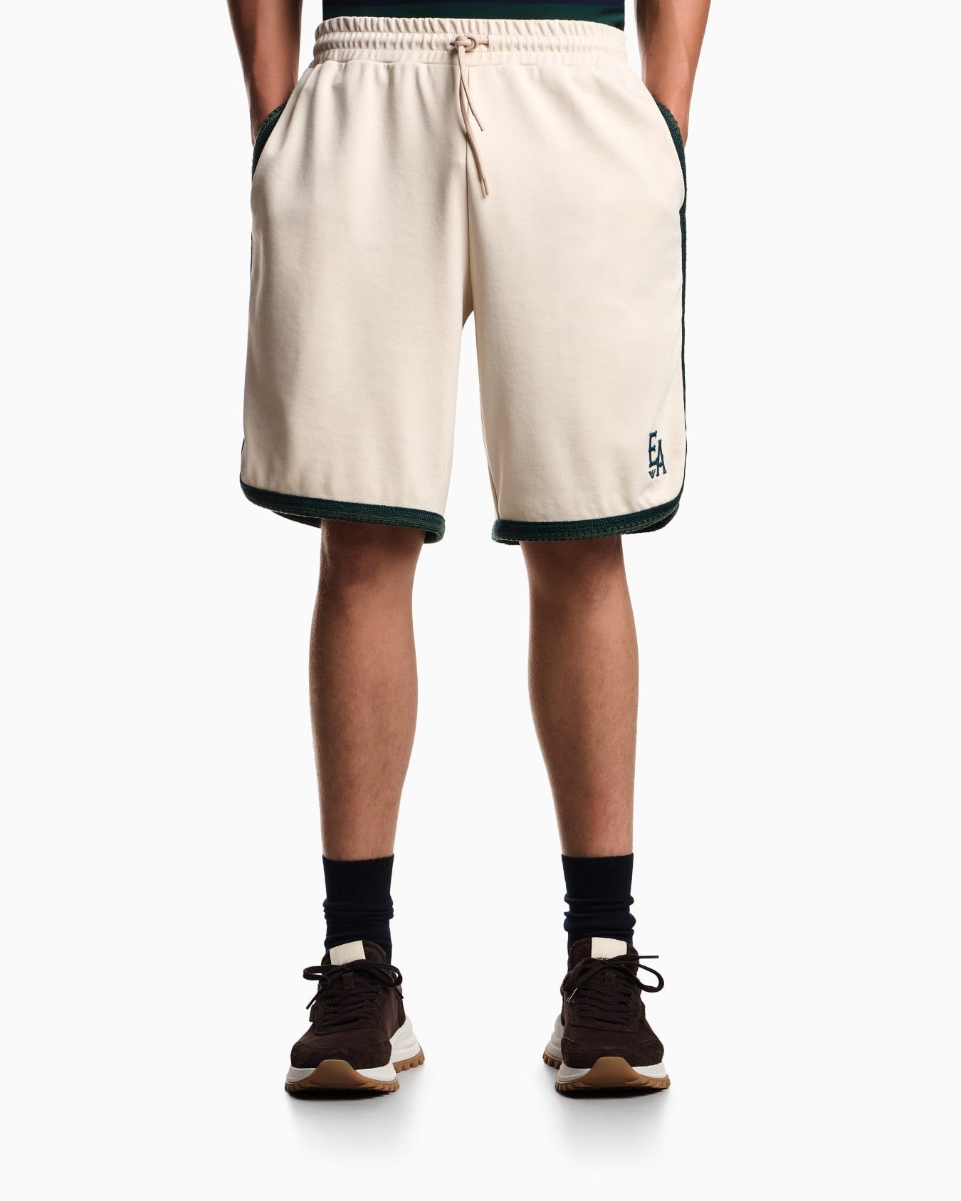 Eagle Club ショートパンツ ジャージー パスメントリーテープ スライドする 3