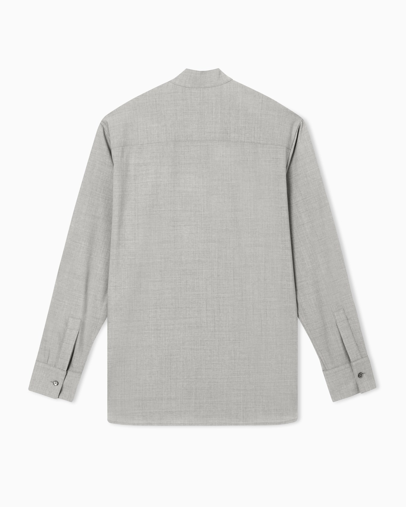 グルカラーシャツ バージンウールキャンバス ソフト仕上げ スライドする 2