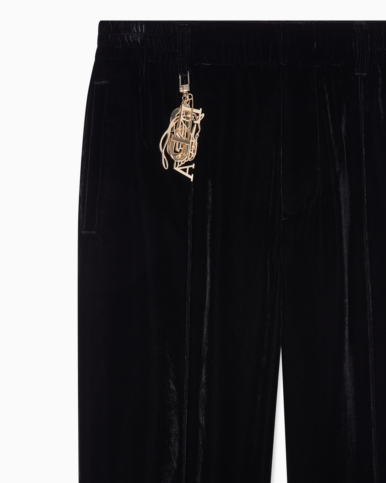 Lunar New Year chenille trousers with ribbing and charm Slide 4