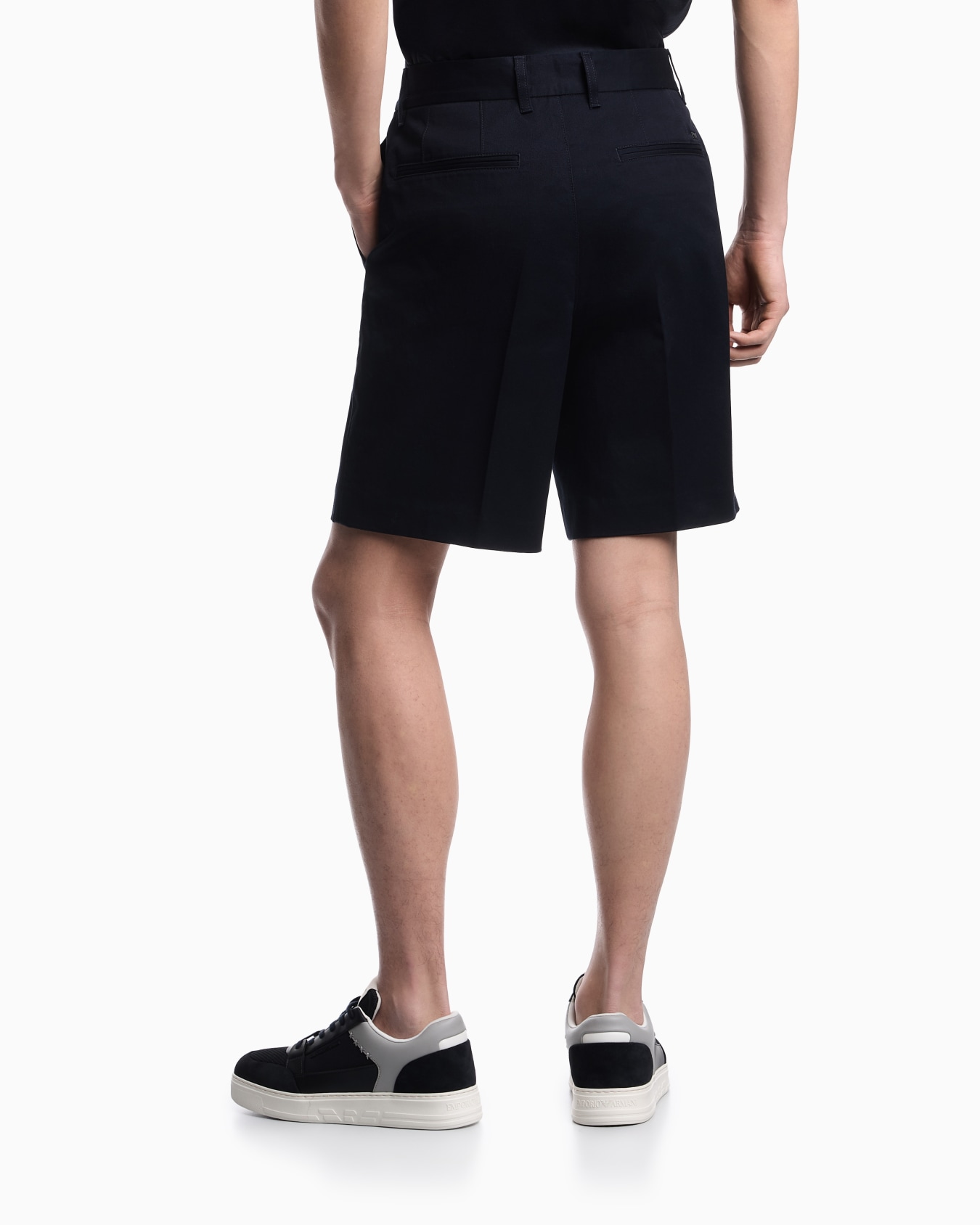 Comfort cotton chino Bermuda shorts Slide 2