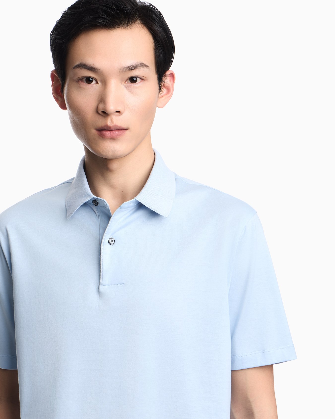 Polo de corte holgado de punto ligero Diapositiva 4