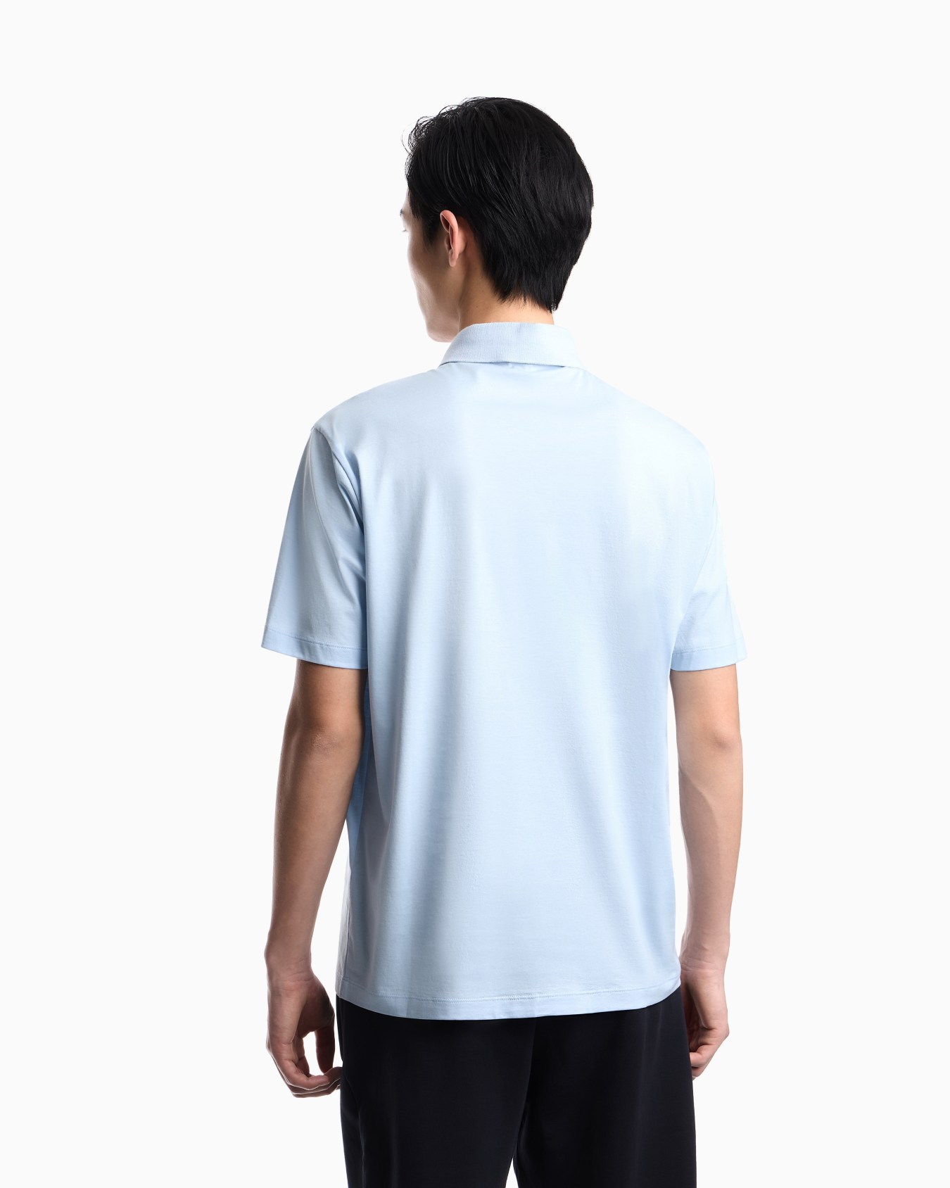 Loose-fit polo shirt in light jersey Diapositiva 2