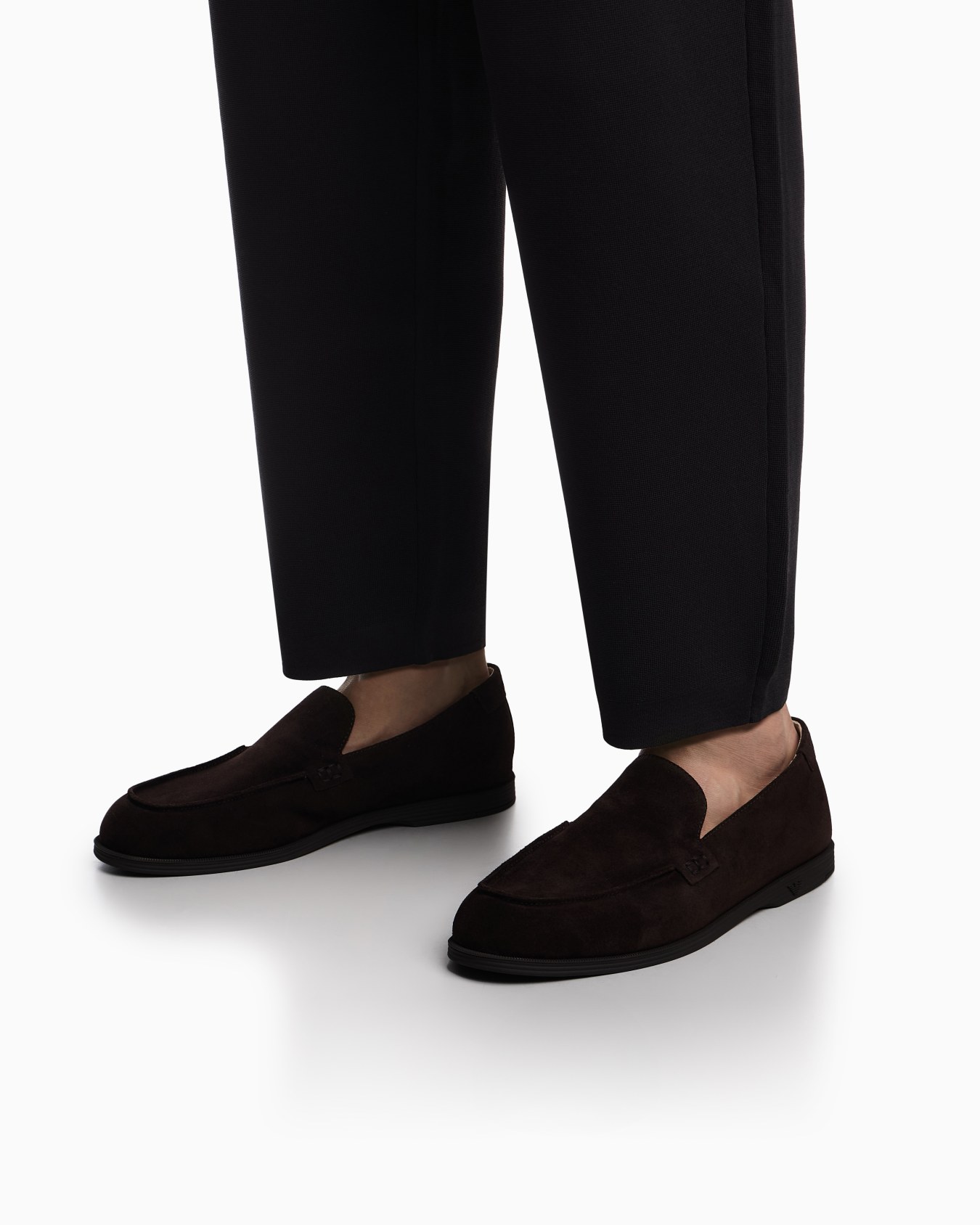 ローファー ベロアスエード スライドする 6