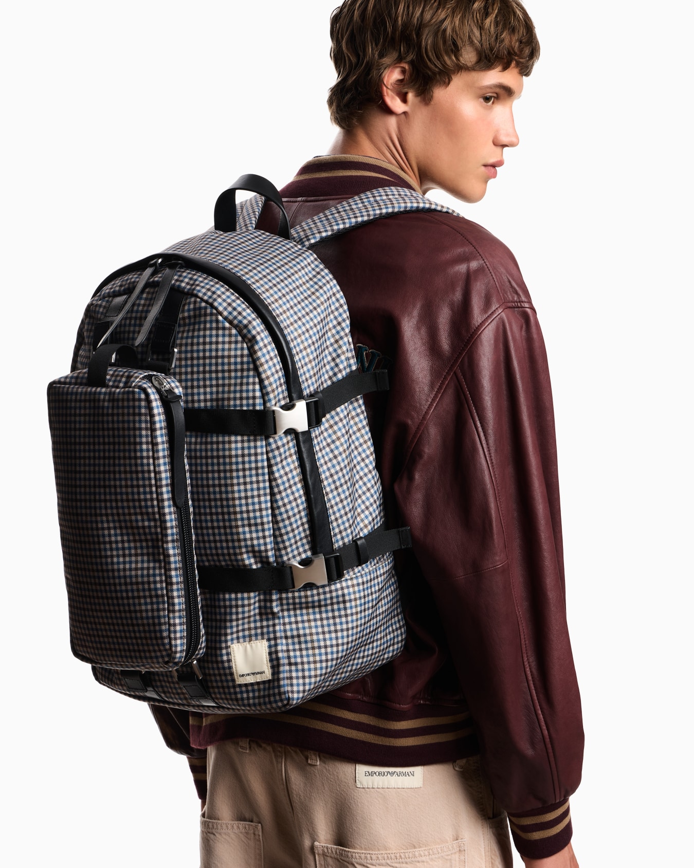 Mochila de nailon a cuadros cápsula Eagle Club ASV Diapositiva 6