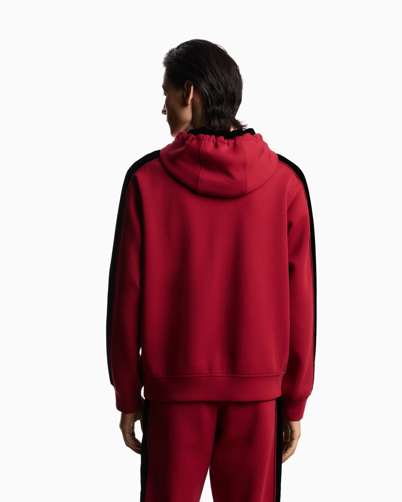 Lunar New Year double-jersey hooded zip-up sweatshirt with patch and tape Slide 2