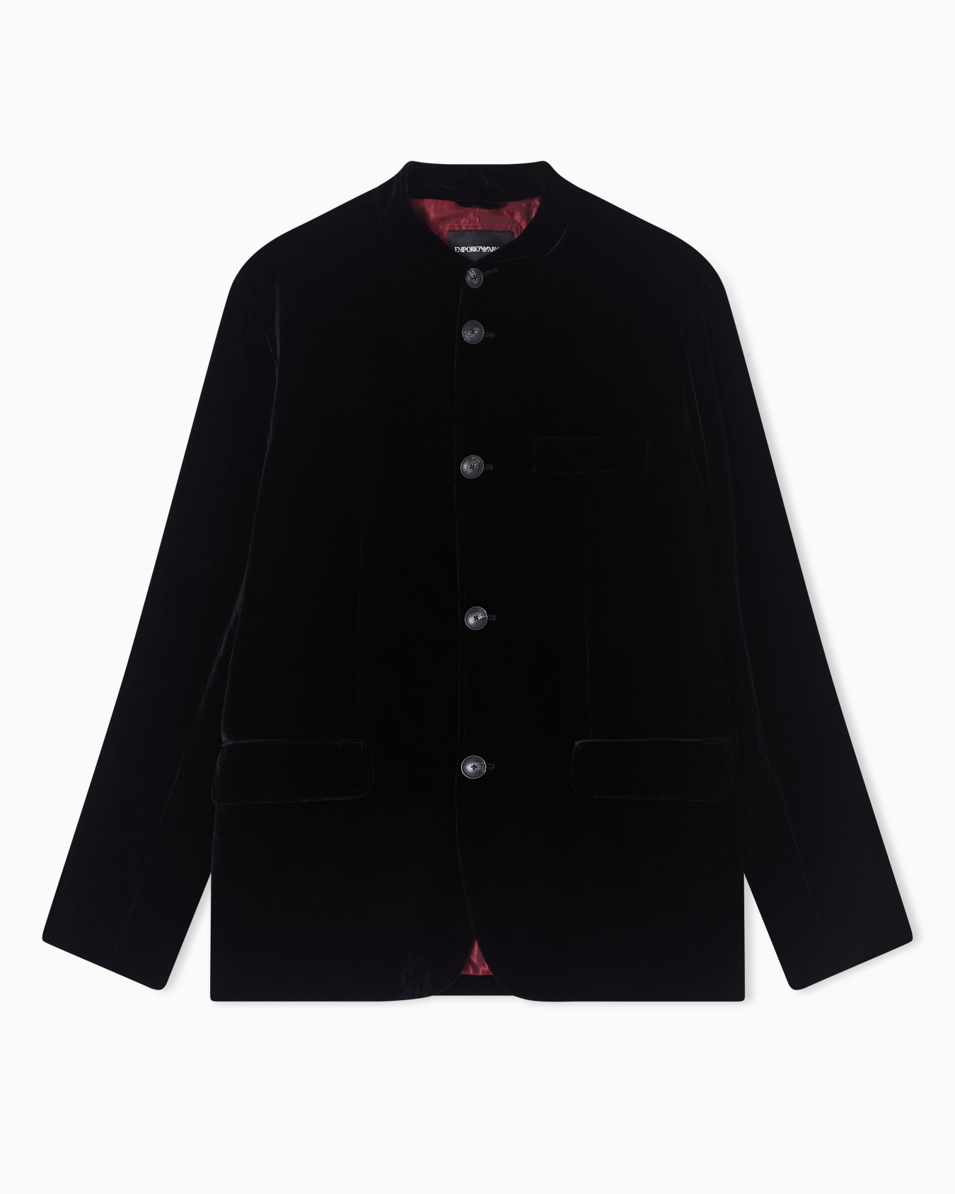Lunar New Year chenille jacket with guru collar Slide 0