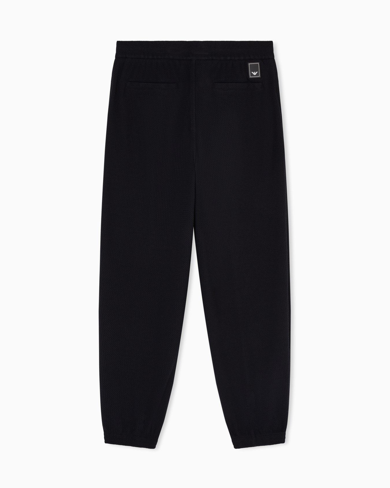 Embossed jersey trousers Slide 3