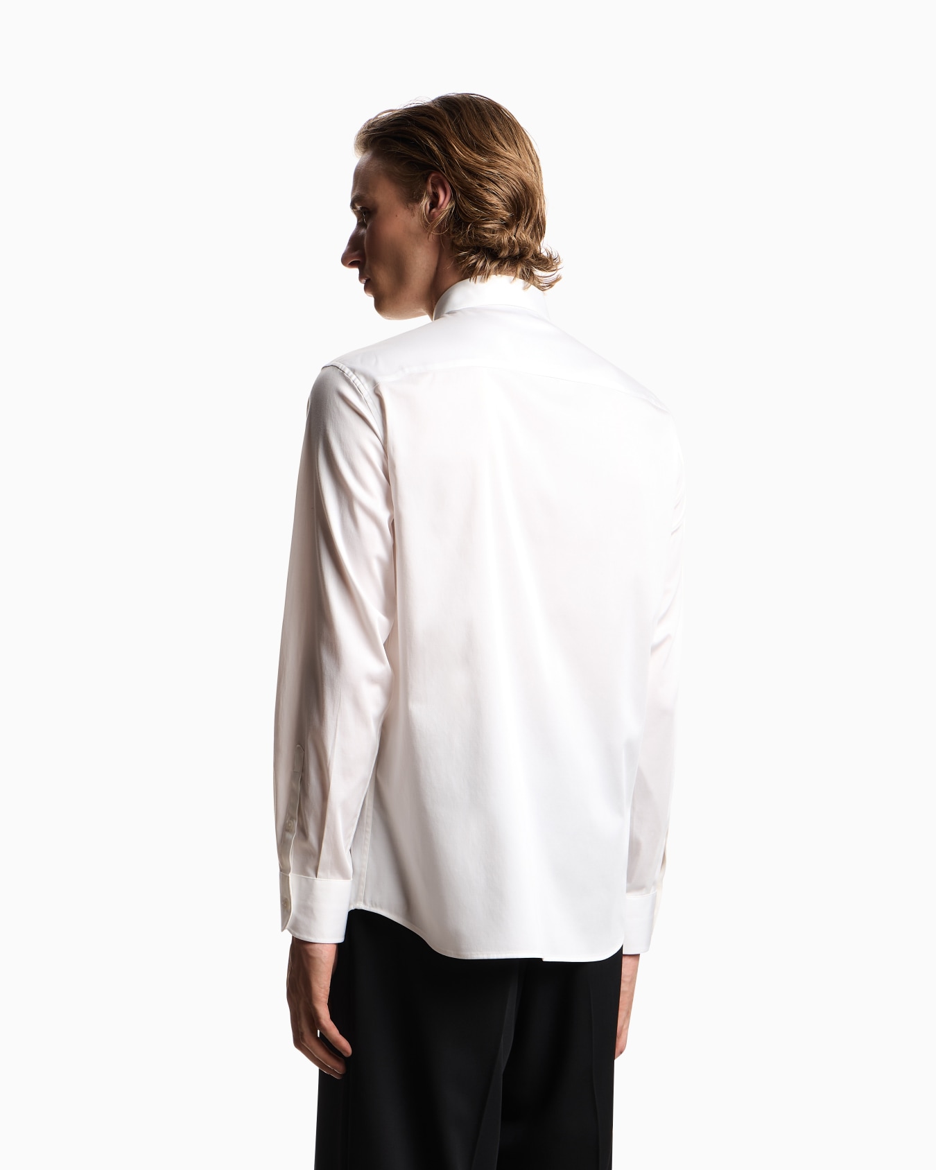 Stretch pima cotton shirt Slide 2