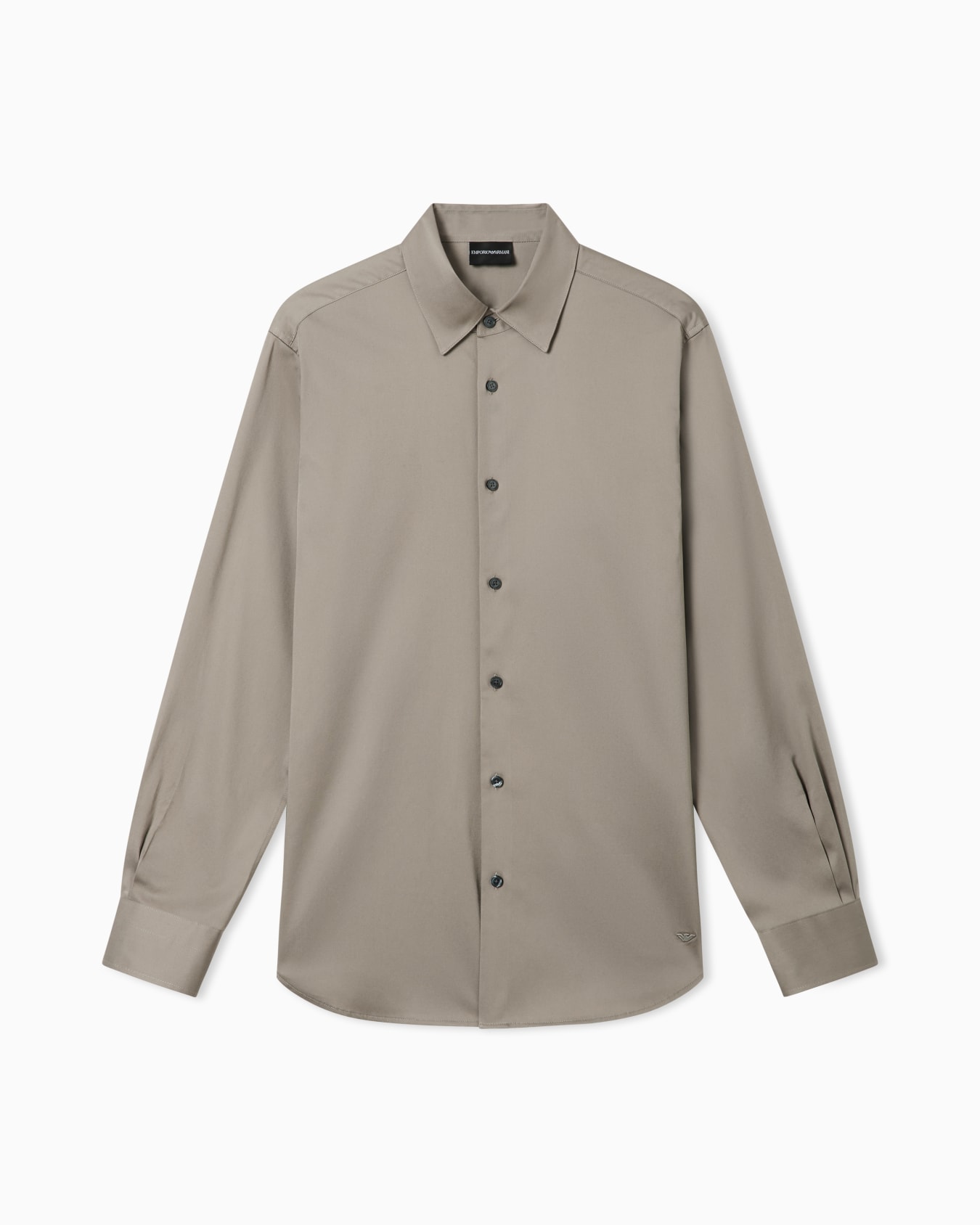 Stretch pima cotton shirt Slide 0