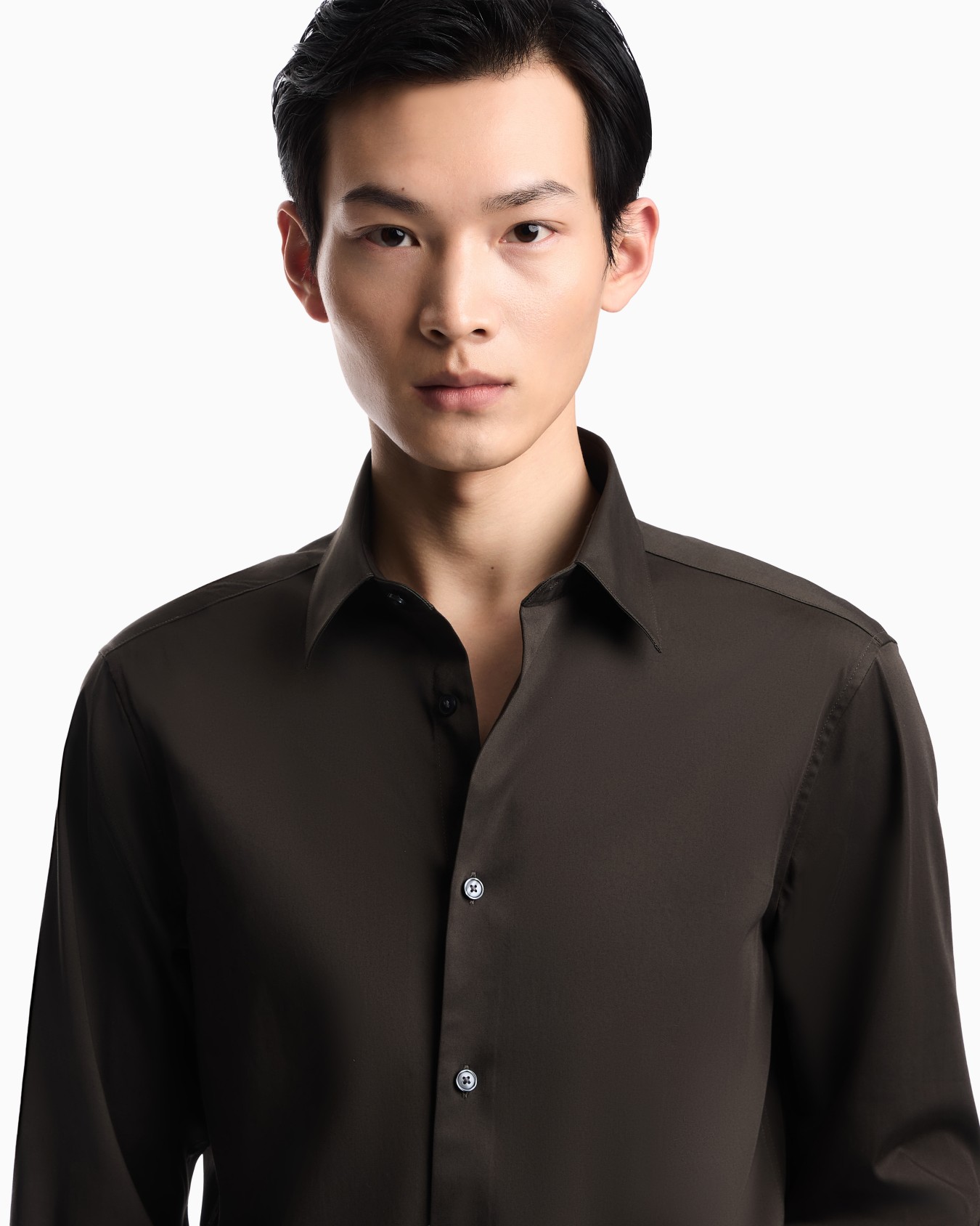 Stretch Pima cotton shirt Slide 4