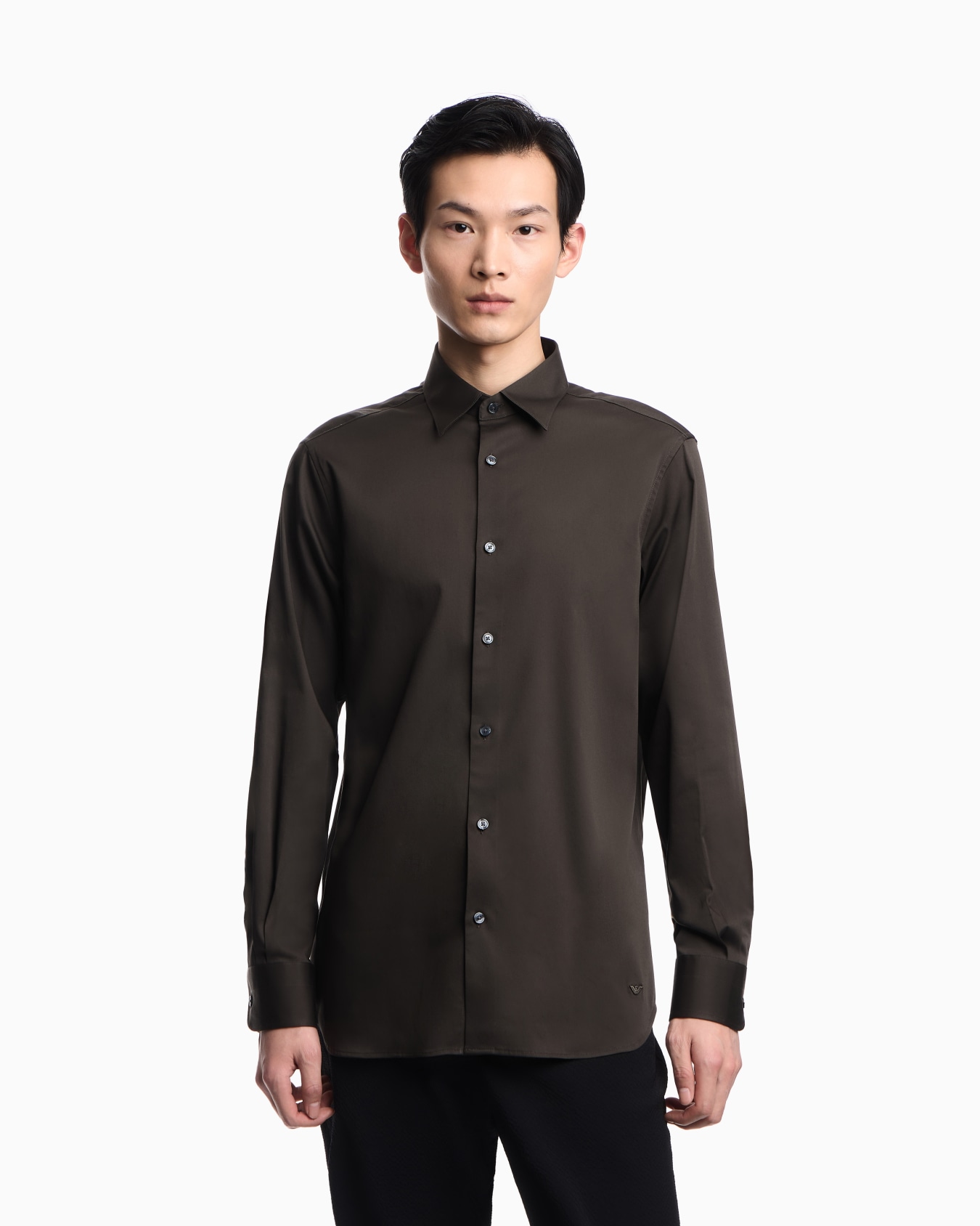 Stretch Pima cotton shirt Slide 3