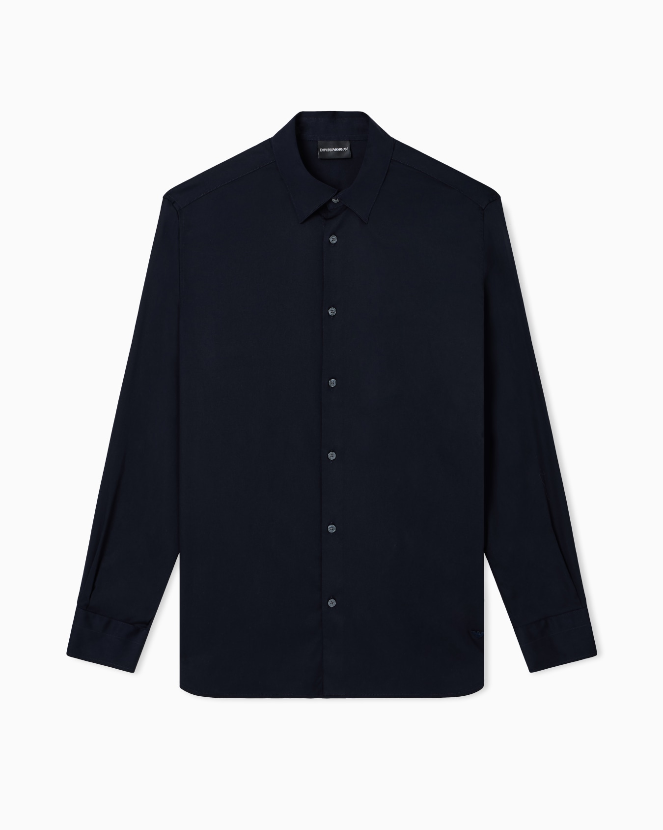 Stretch pima cotton shirt Slide 0