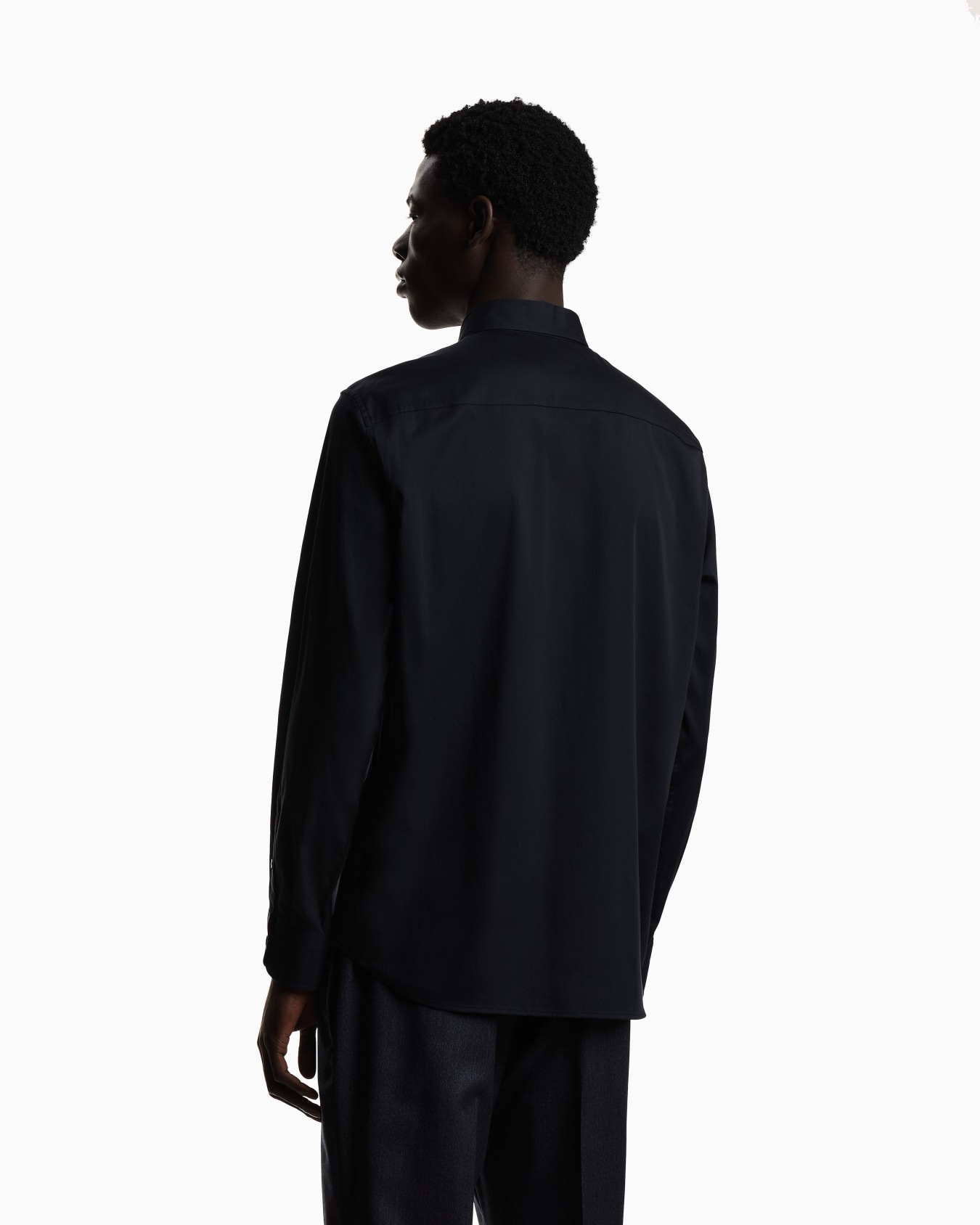 Stretch pima cotton shirt Slide 2