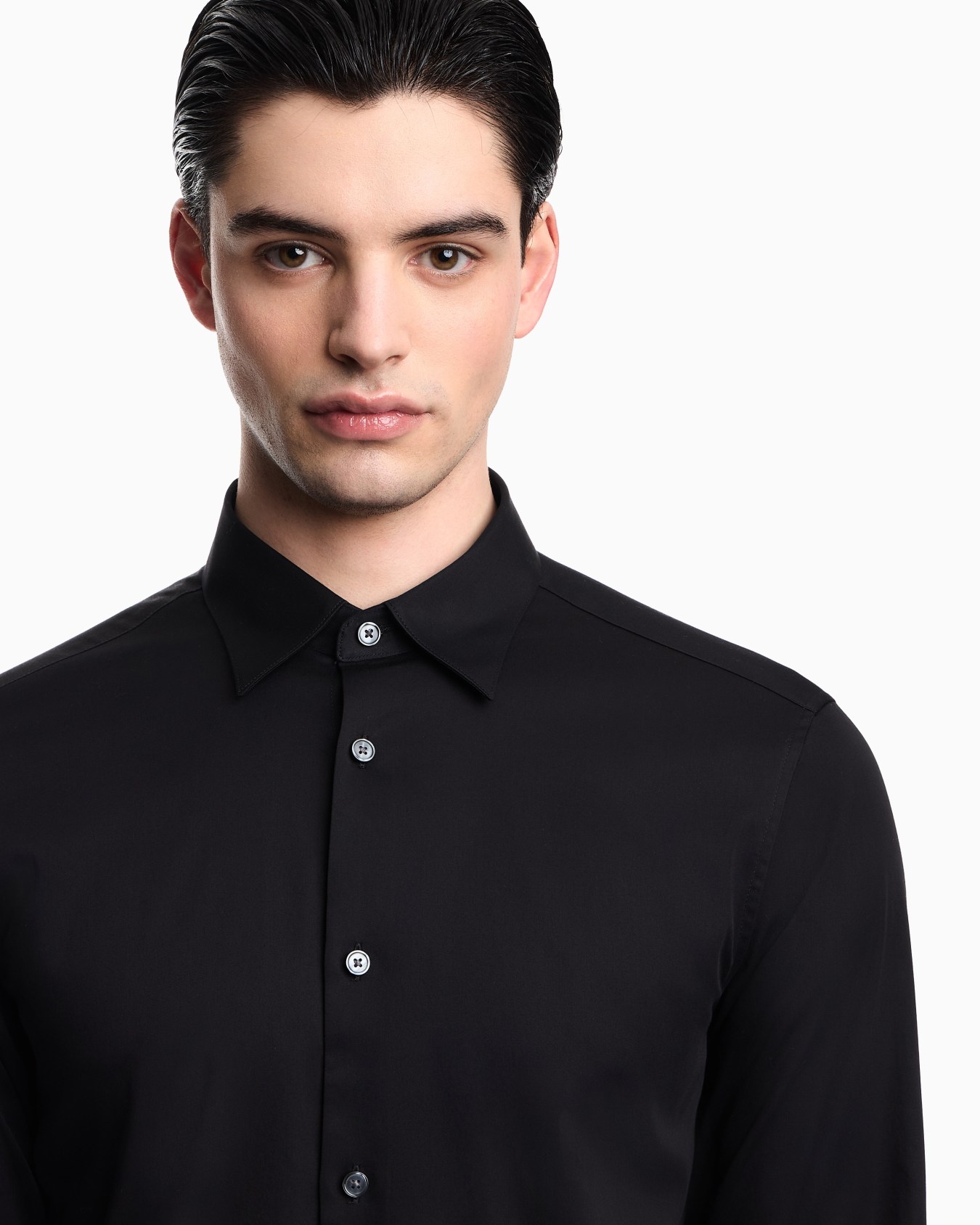 Stretch Pima cotton shirt Slide 6