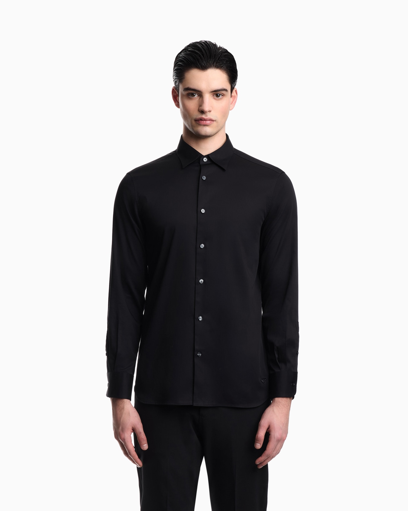 Stretch Pima cotton shirt Slide 3