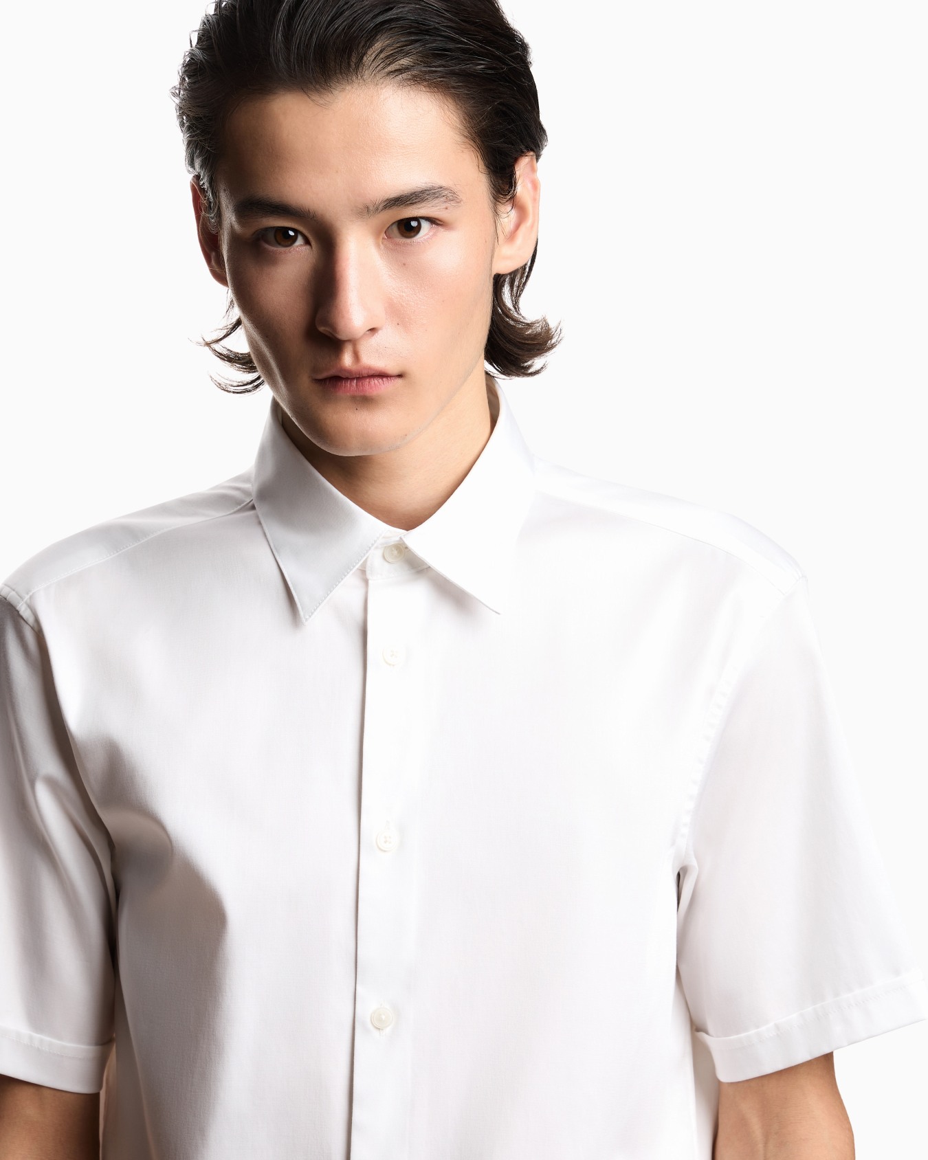 Stretch pima cotton shirt Diapositiva 4